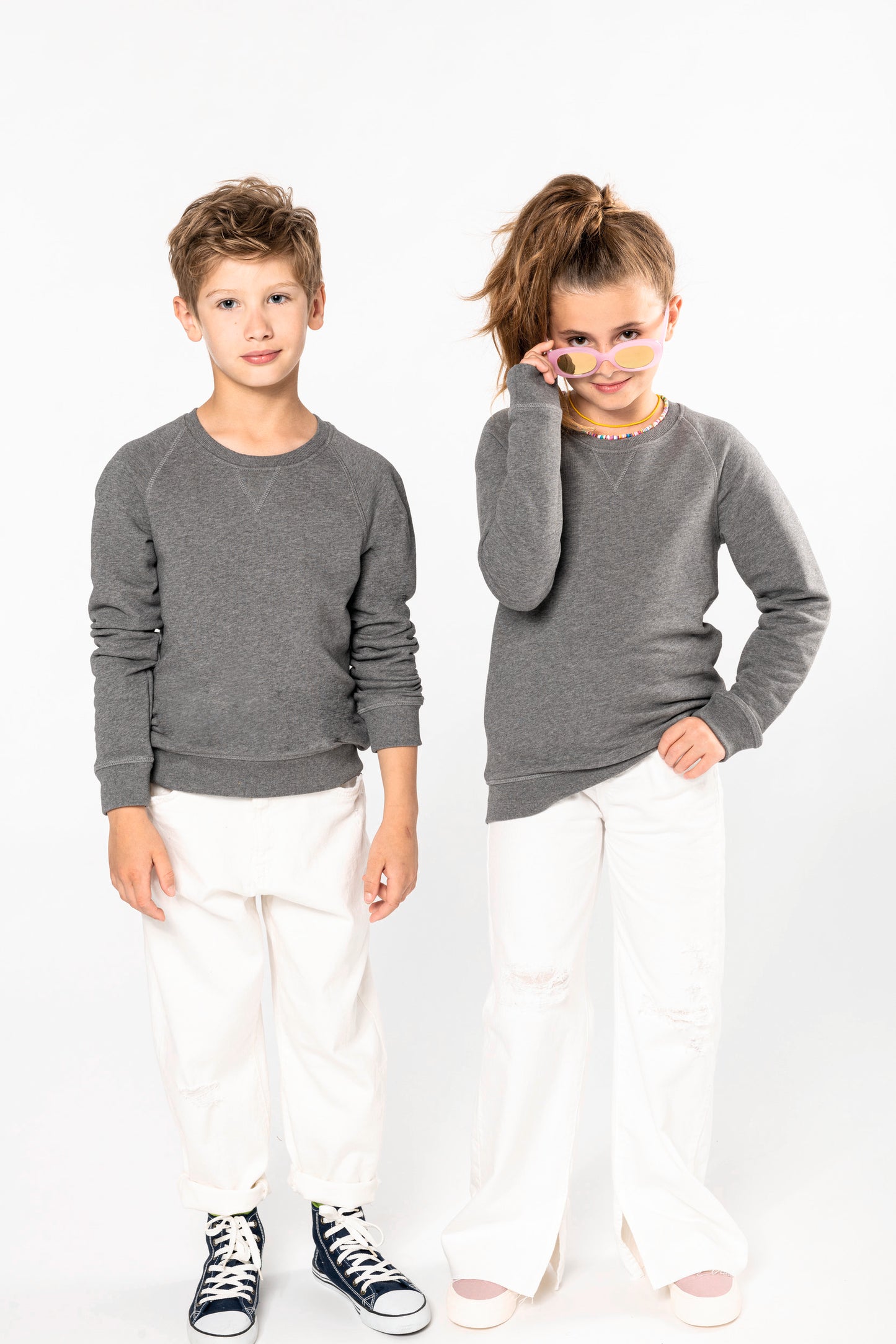 Sweater bio raglanmouwen kids