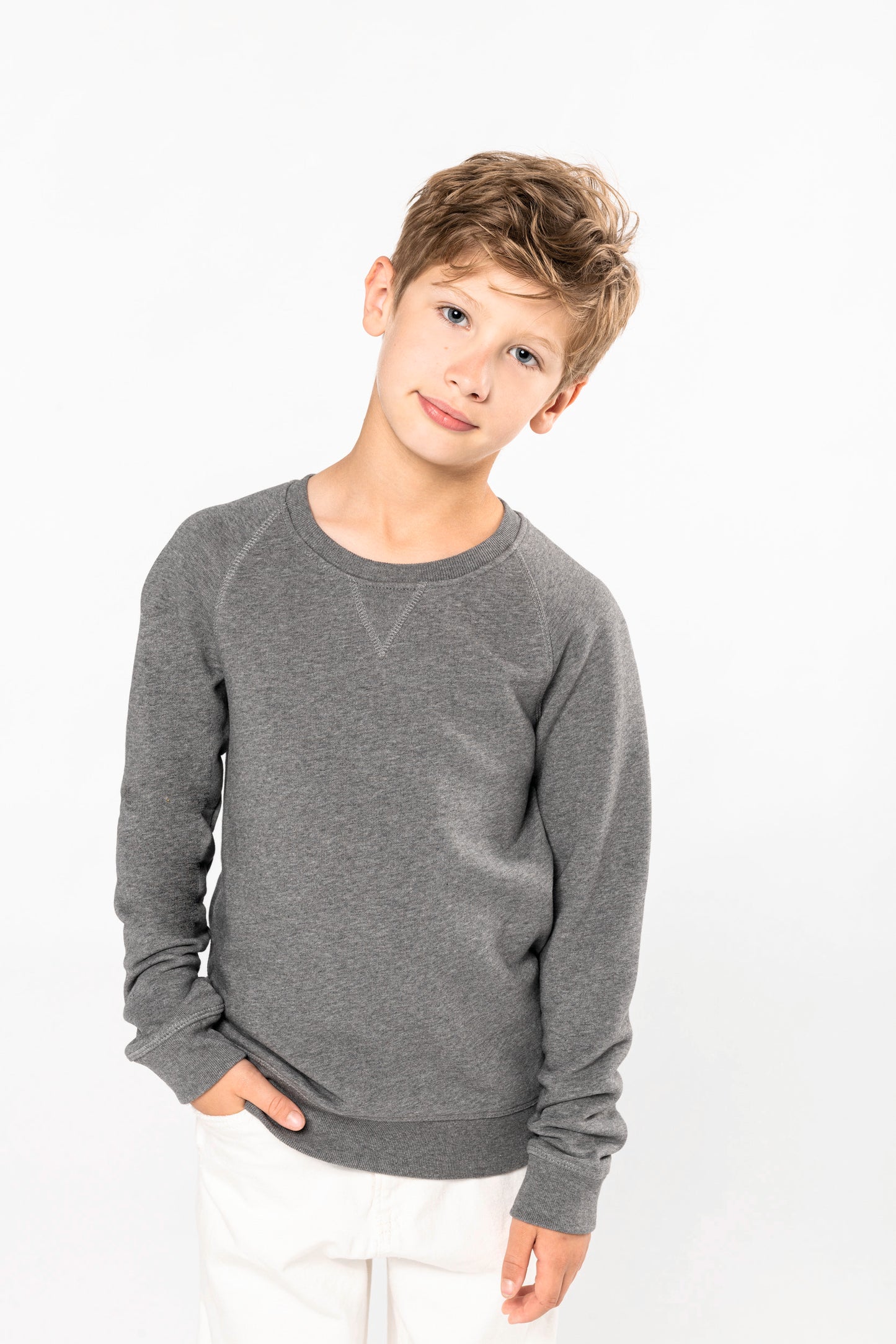 Sweater bio raglanmouwen kids