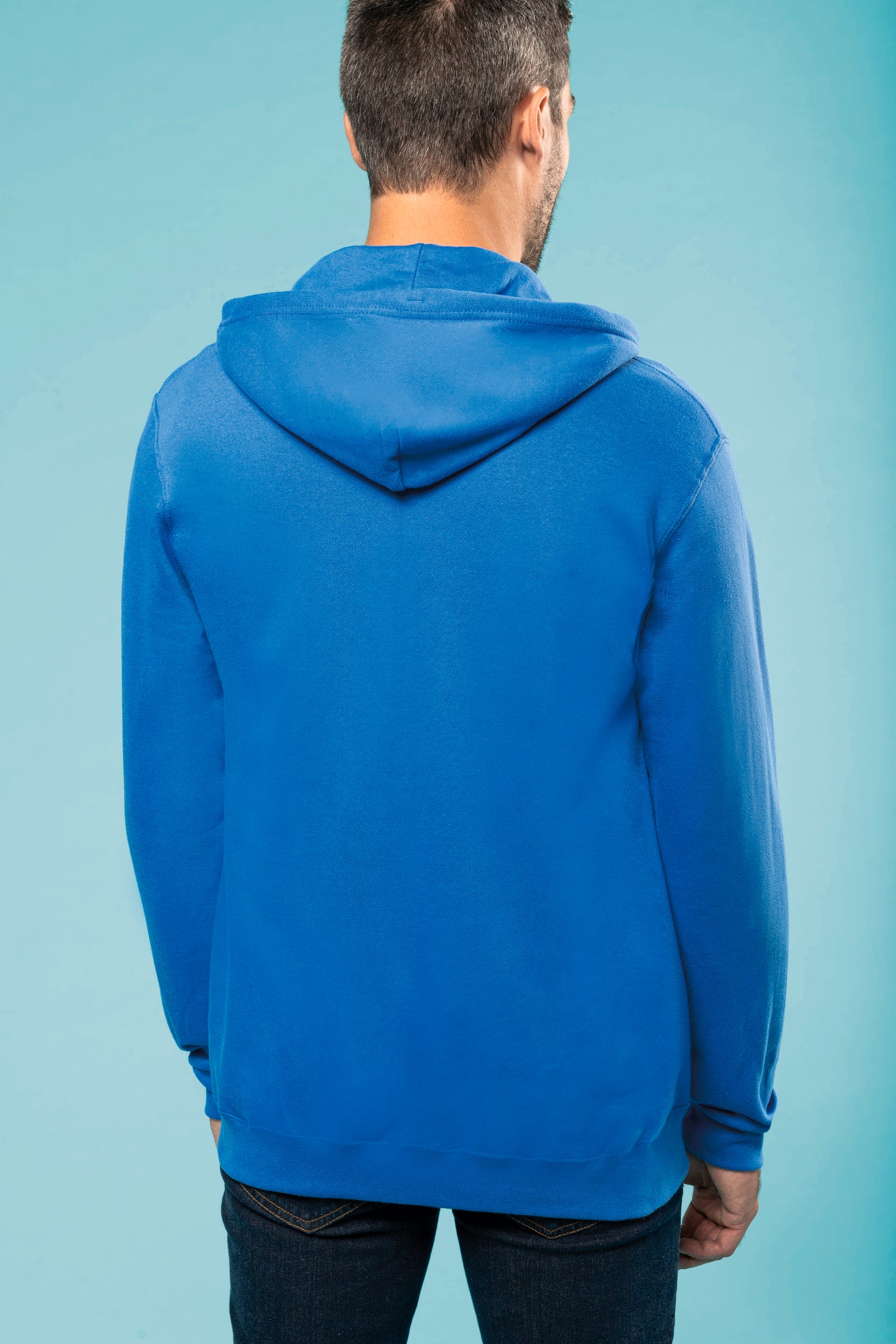Sweater met rits en capuchon