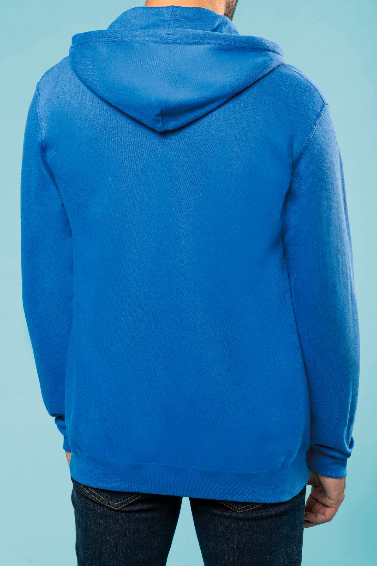 Sweater met rits en capuchon