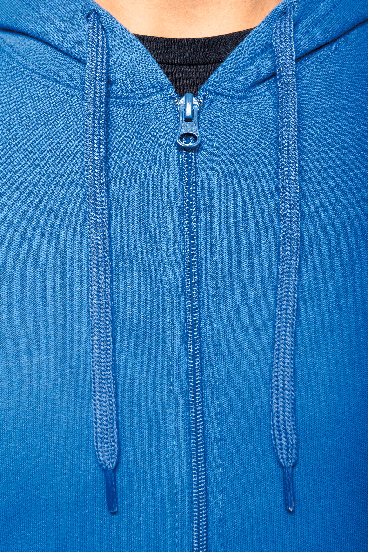 Sweater met rits en capuchon