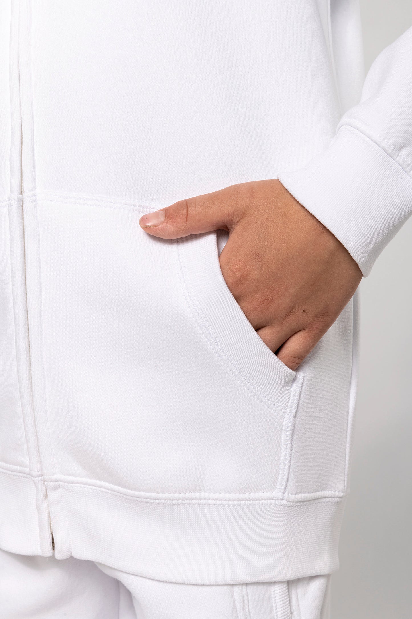 Kinder hooded sweater met rits