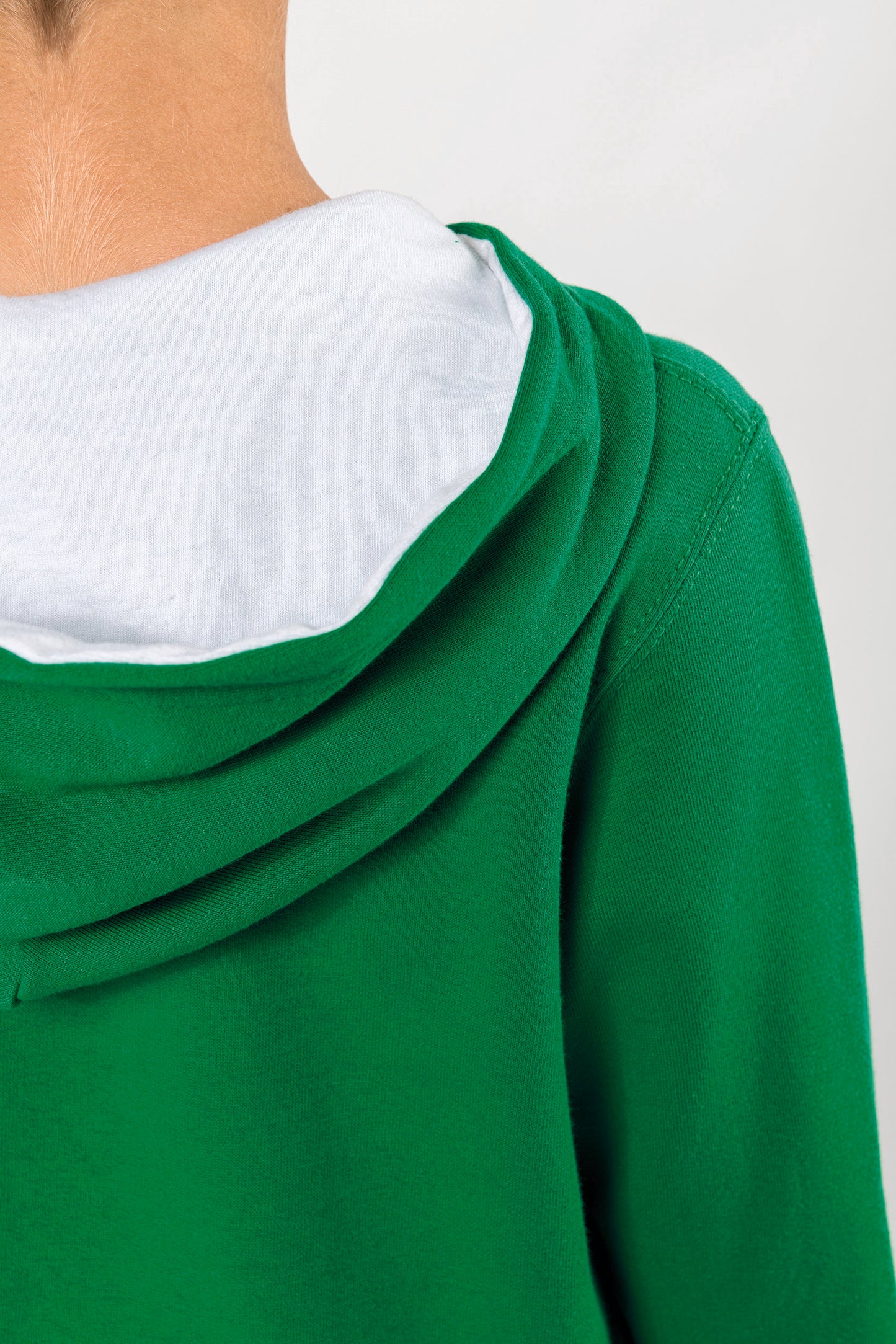 Kinder hooded sweater met gecontrasteerde capuchon