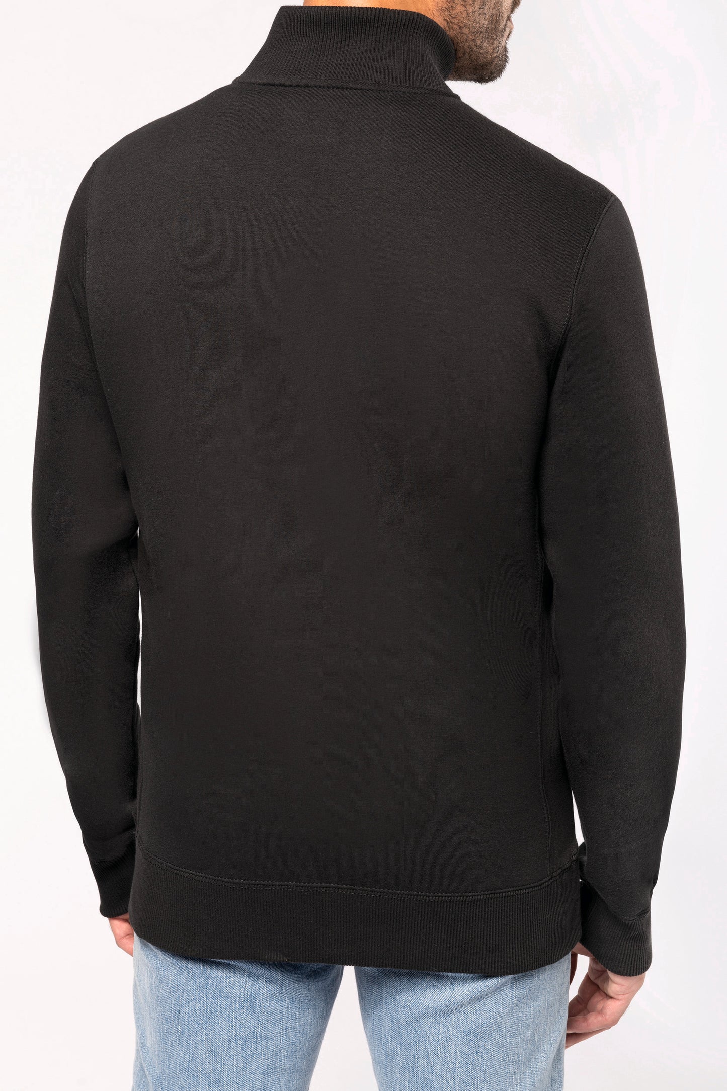 Herensweater met rits