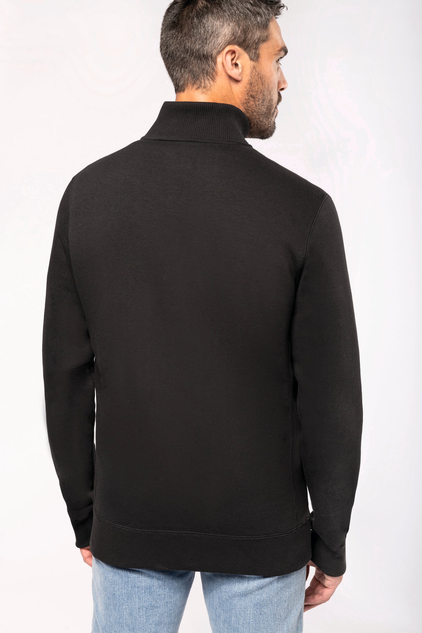 Herensweater met rits