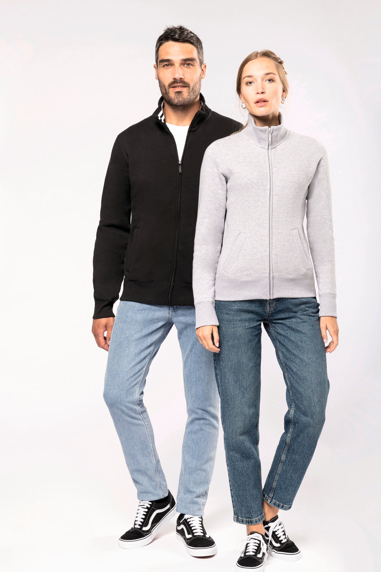 Herensweater met rits