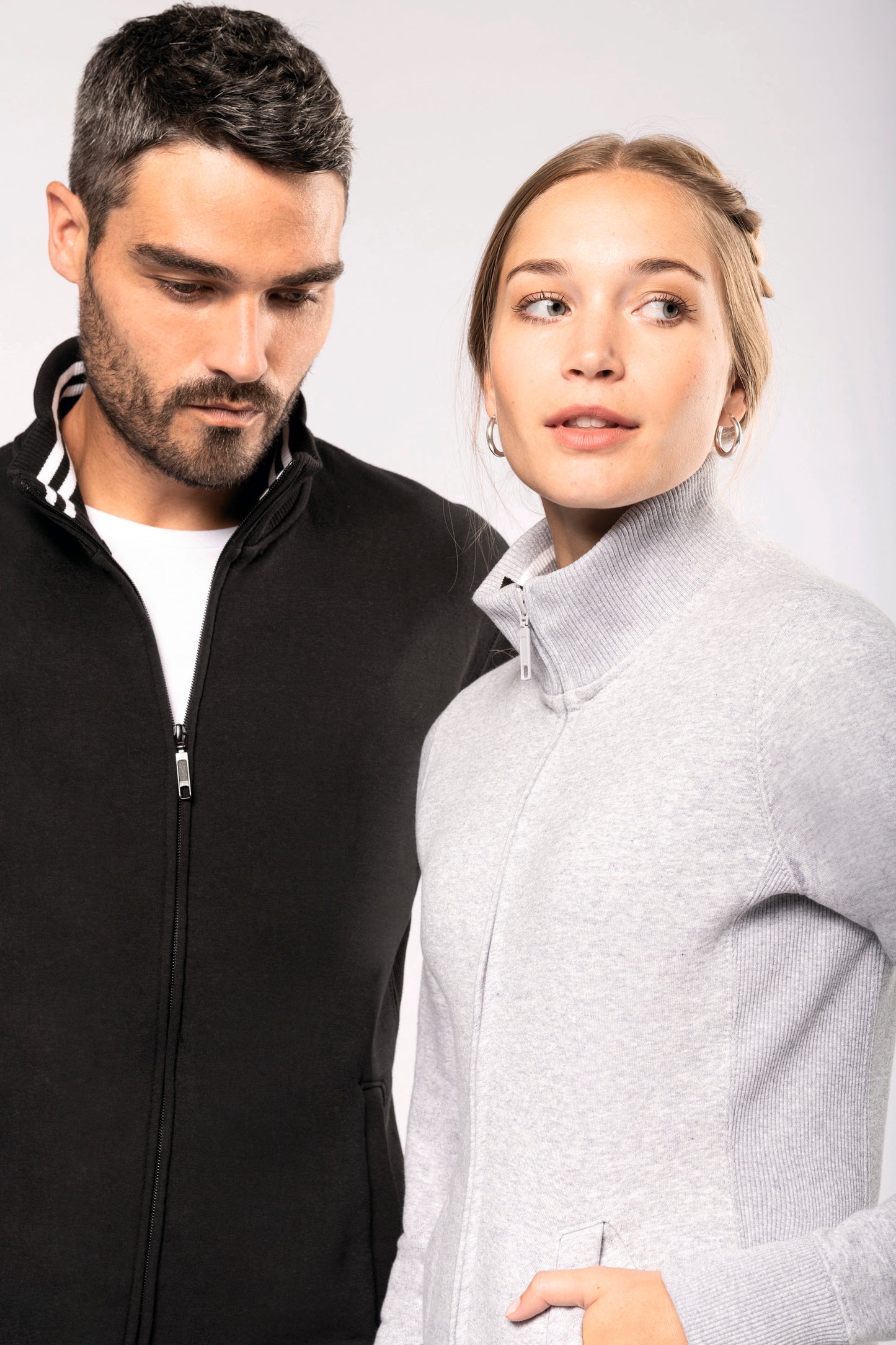 Herensweater met rits