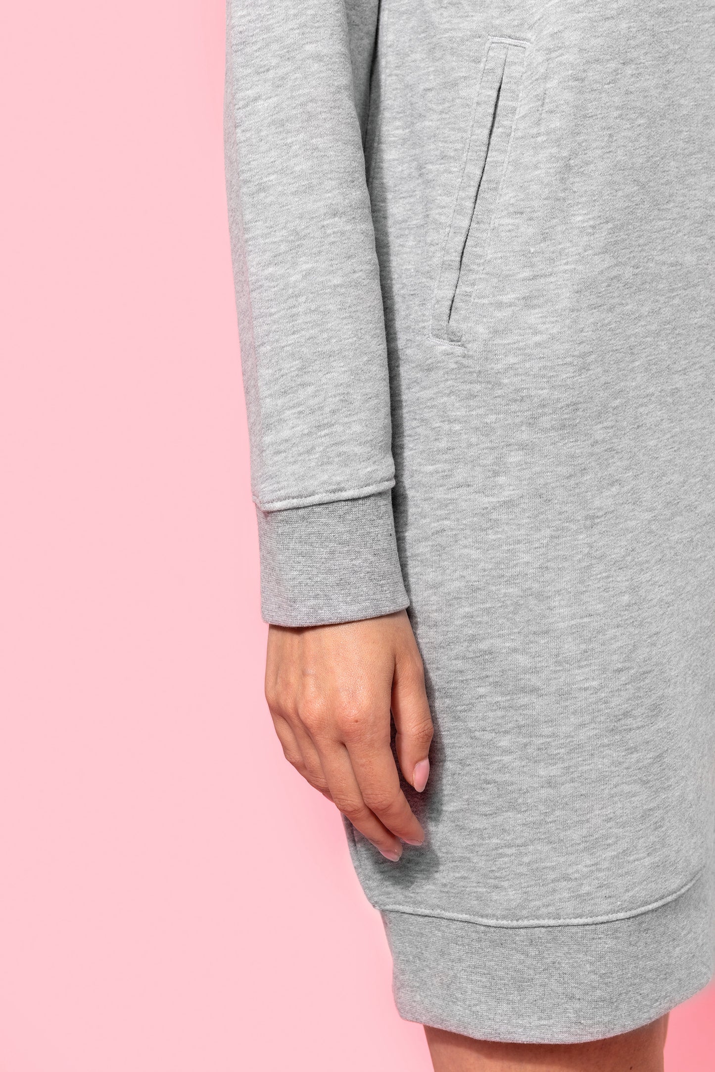 Bio fleece lounge jurk