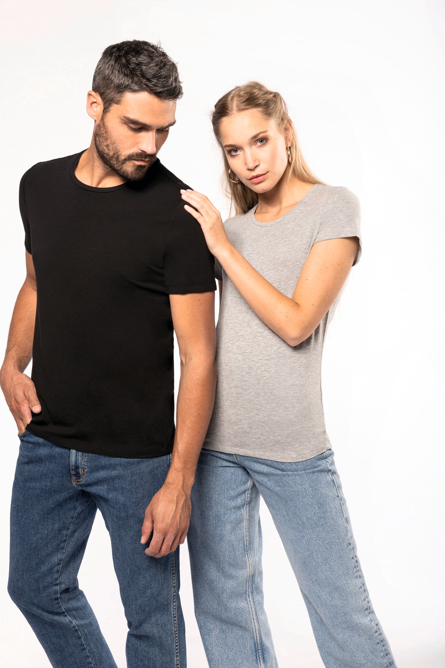 T-shirt ronde hals korte mouwen