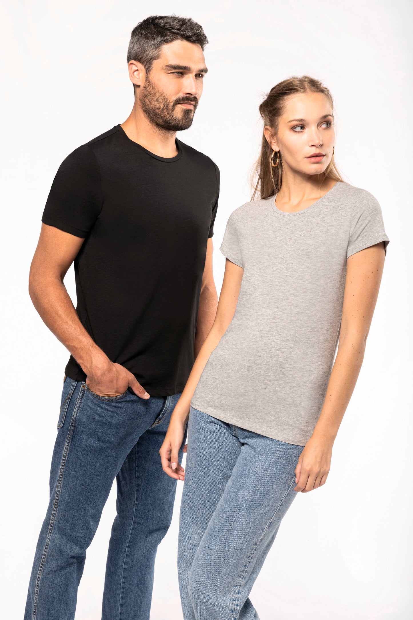 T-shirt ronde hals korte mouwen
