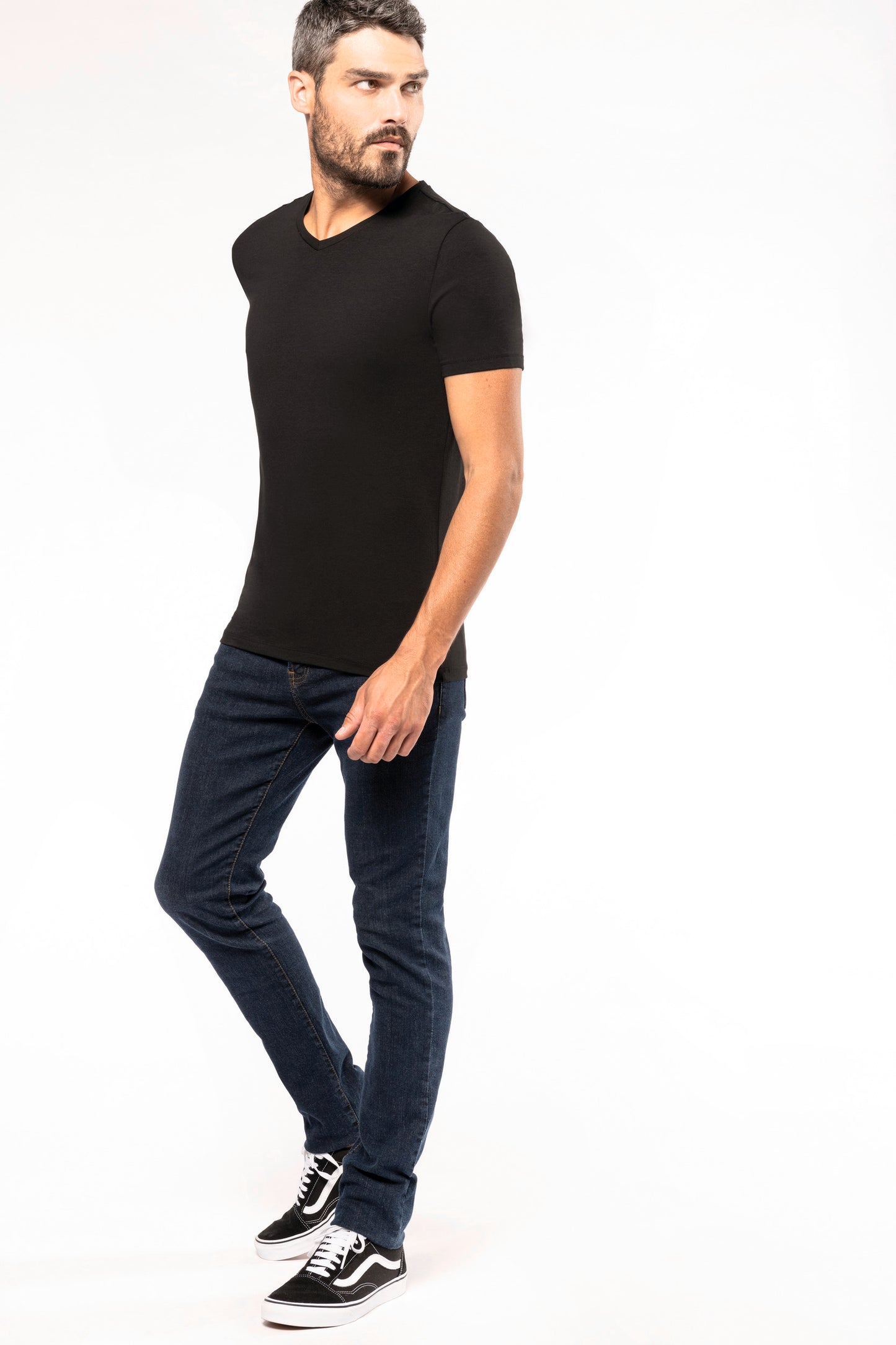 T-shirt korte mouwen V-hals