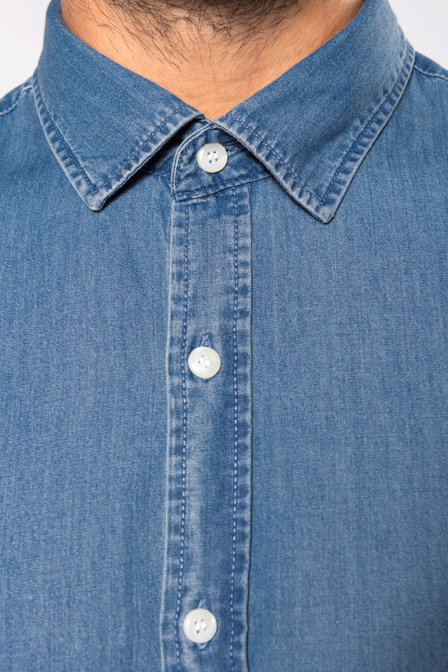 Herenoverhemd Denim