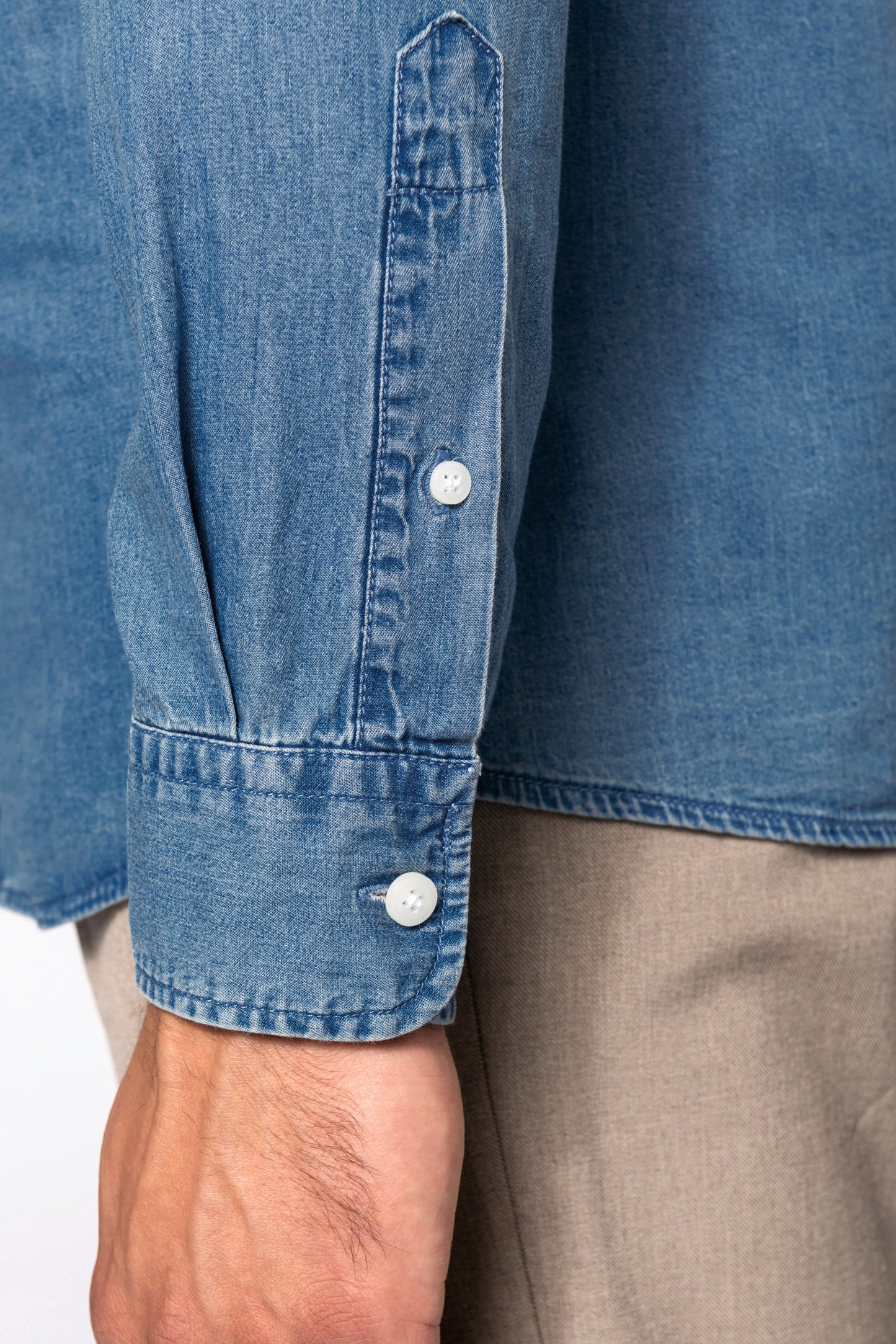 Herenoverhemd Denim