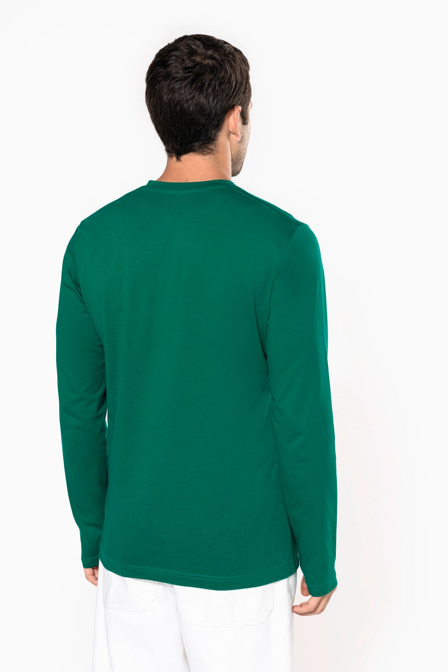T-shirt V-hals lange mouwen