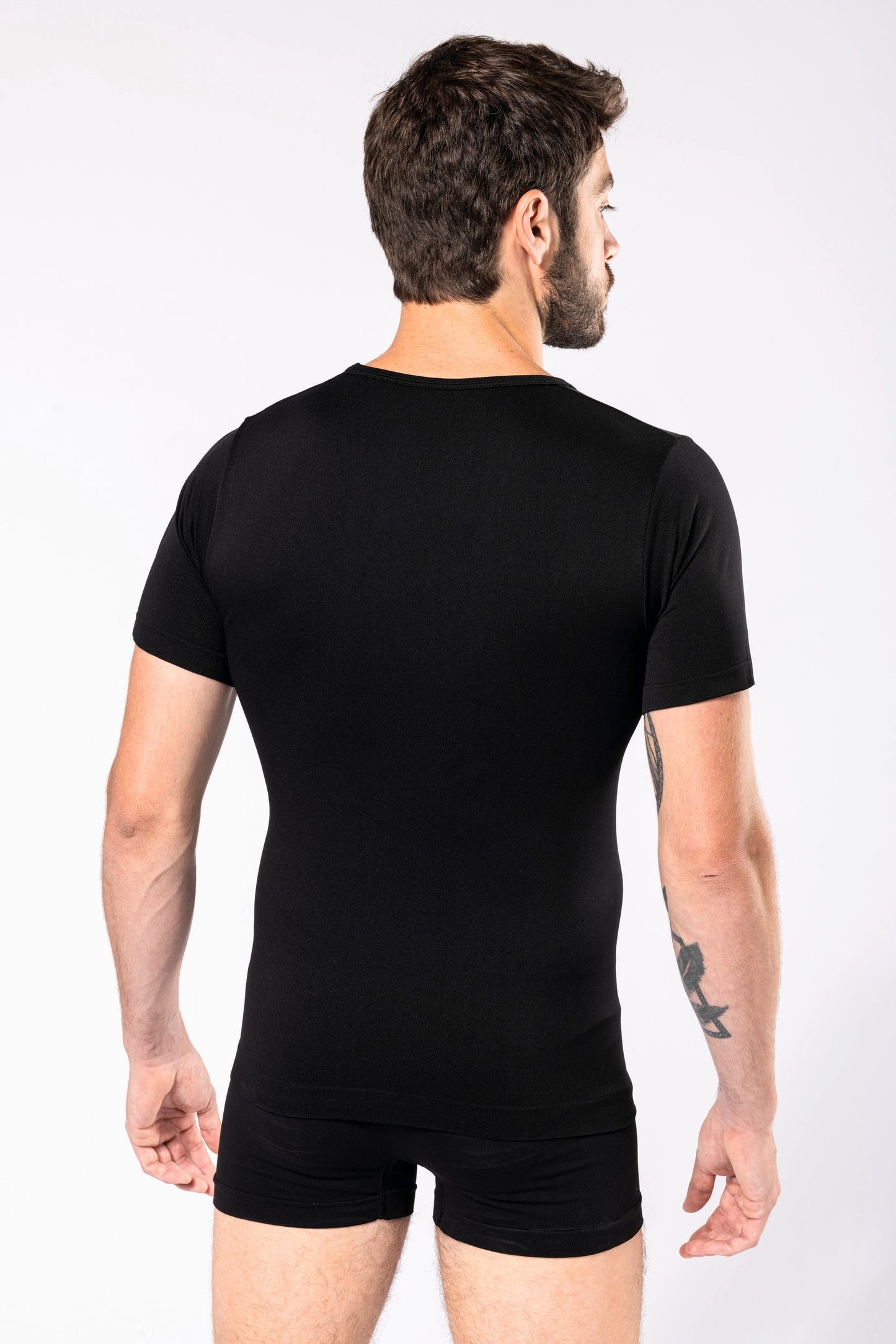 Ecologisch tweede huid heren-T-shirt met korte mouwen