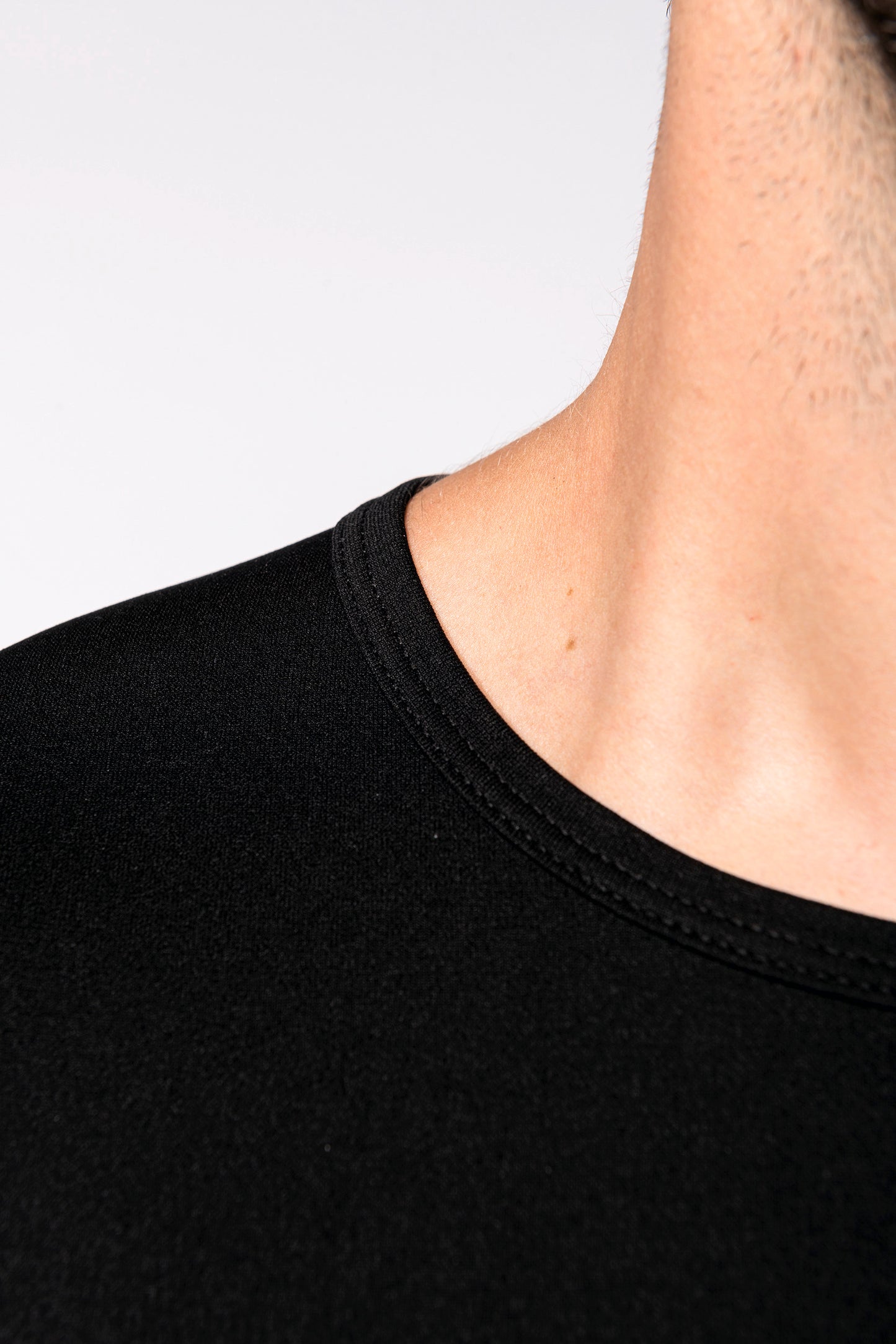 Ecologisch tweede huid heren-T-shirt met korte mouwen