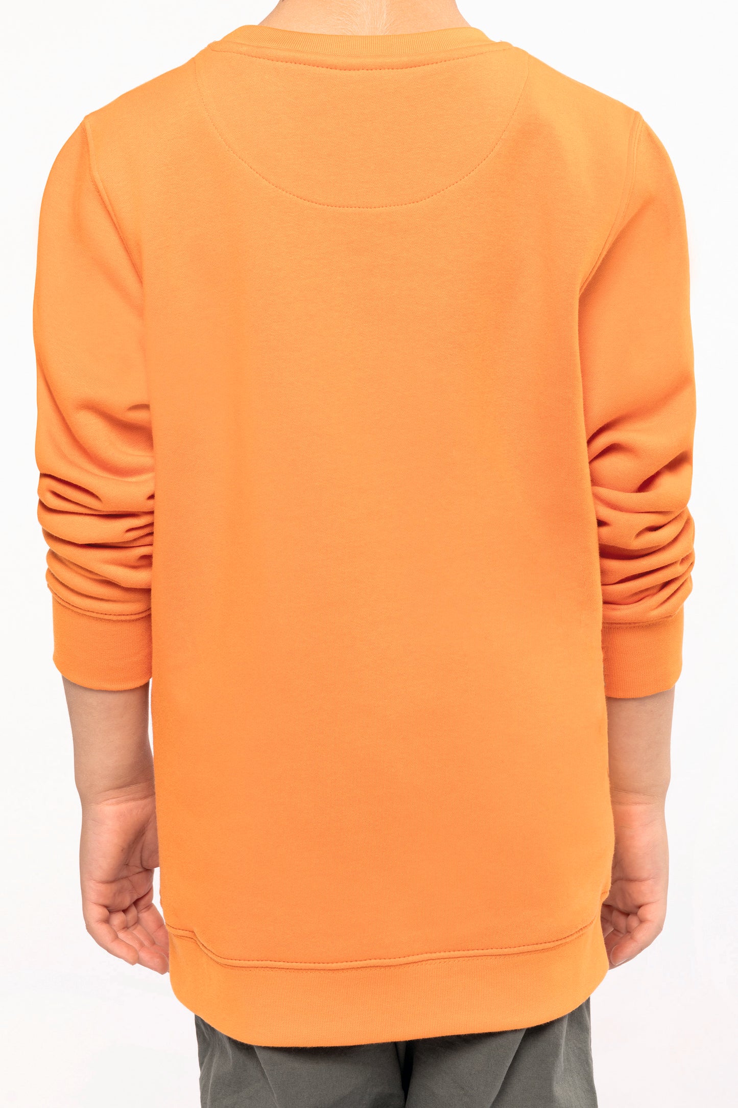 Ecologische kindersweater met ronde hals