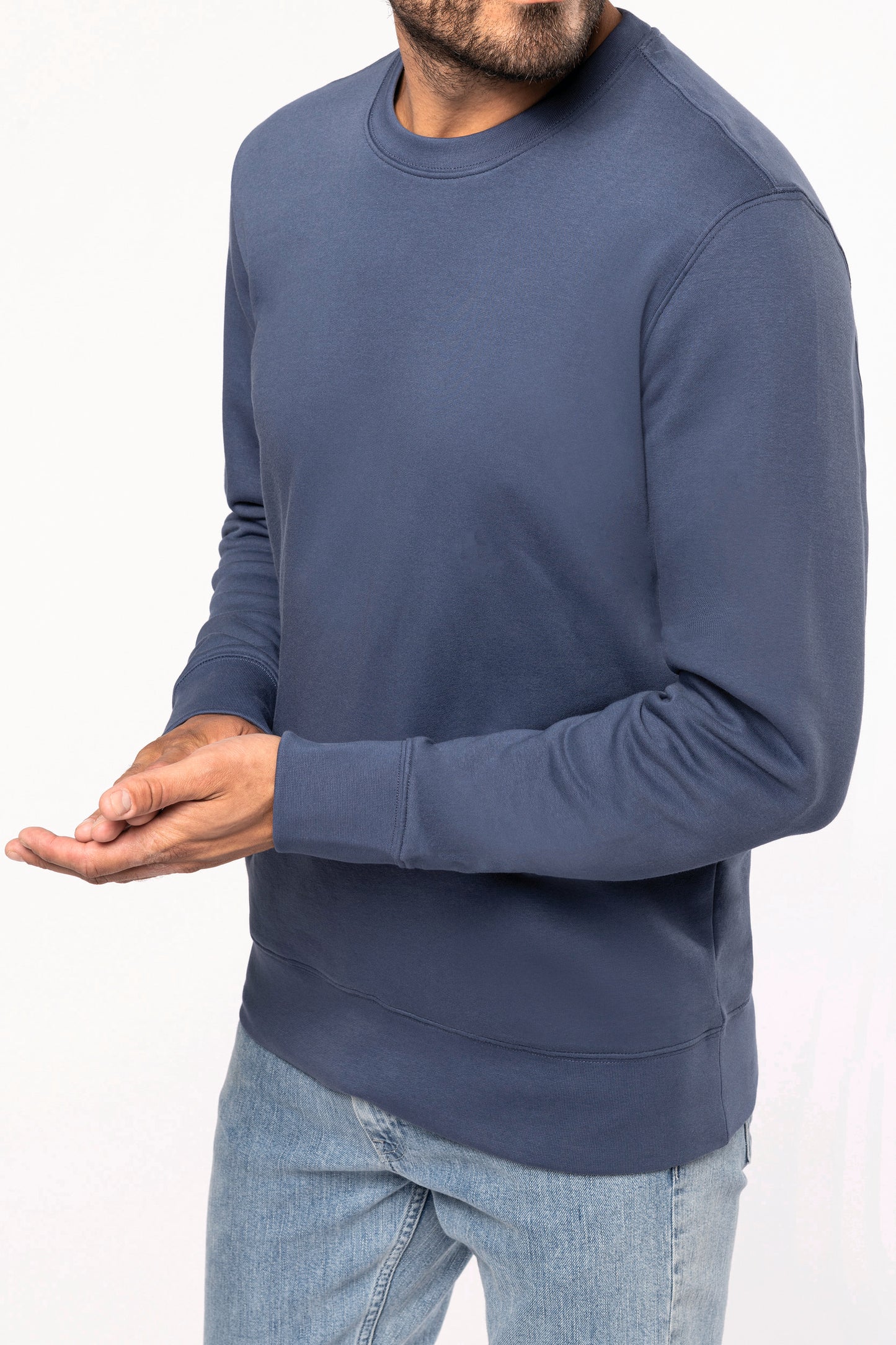 Ecologische sweater met ronde hals