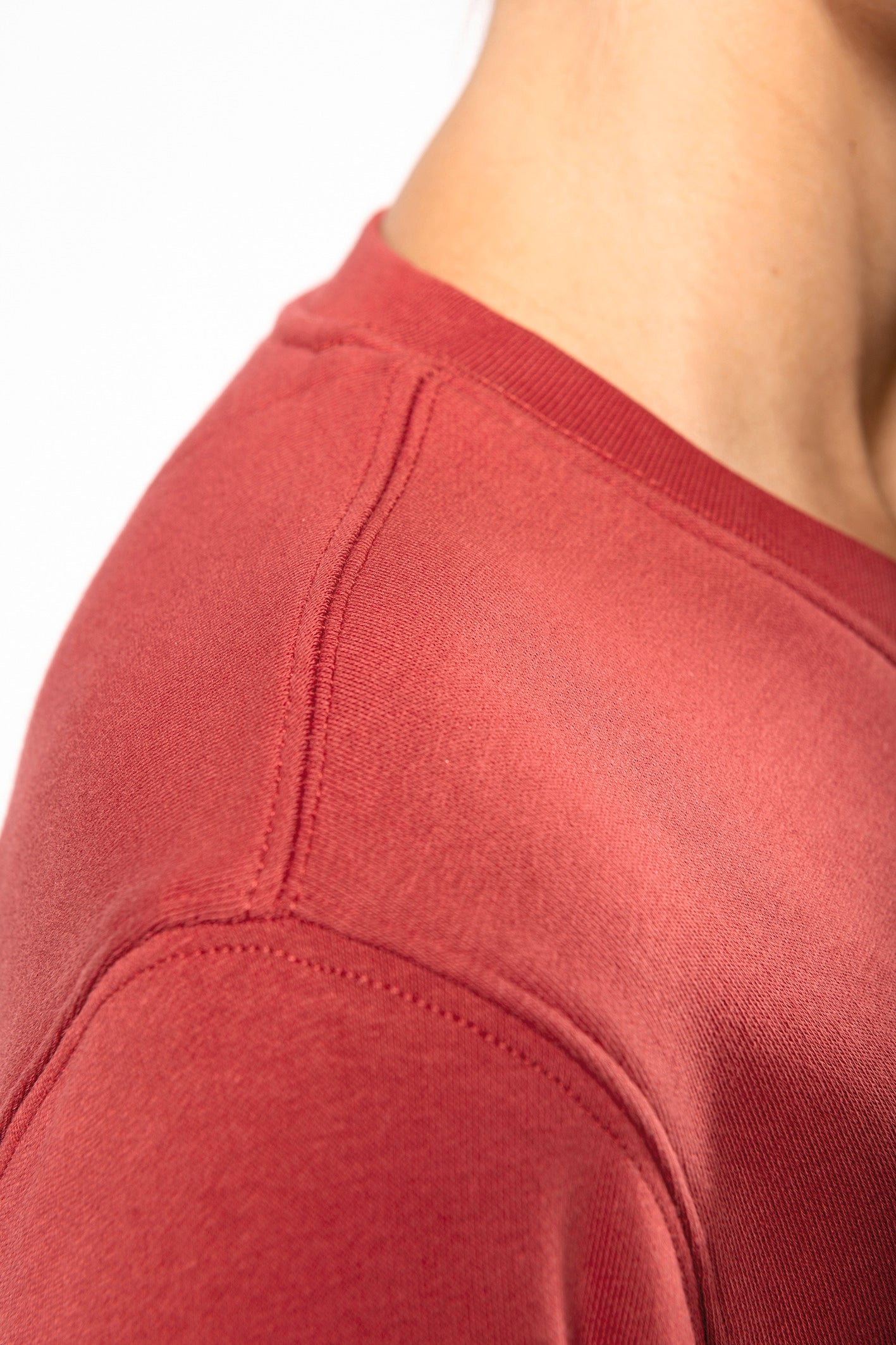 Ecologische sweater met ronde hals
