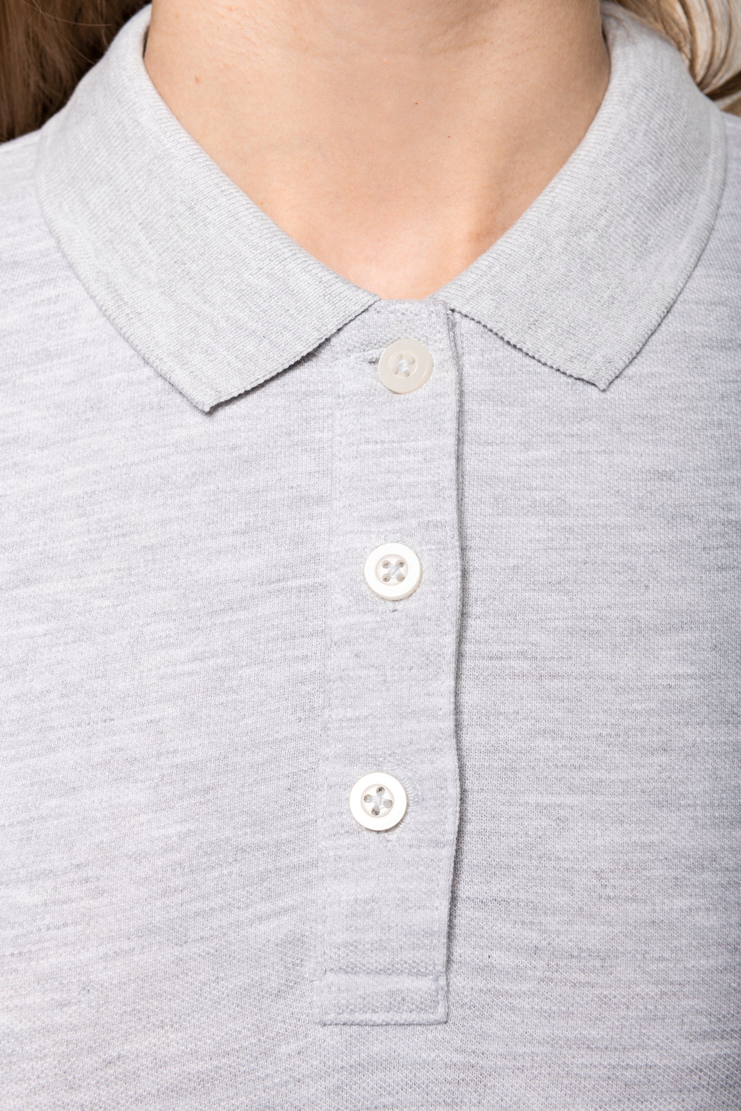 Vintage damespolo met korte mouwen