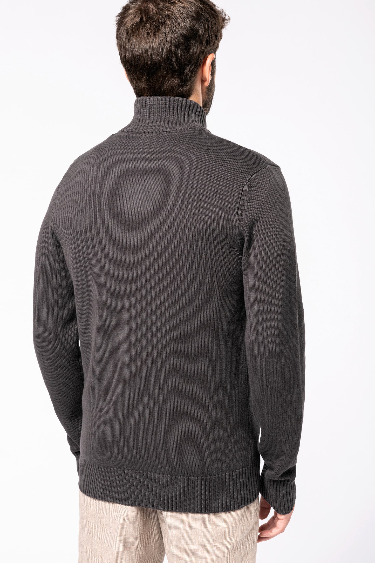 Heren cardigan met rits
