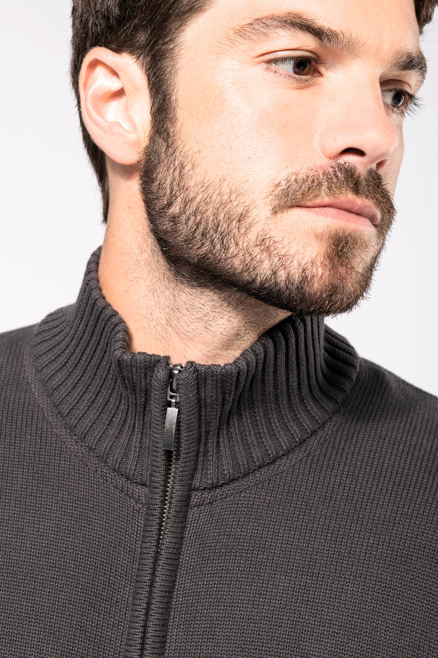 Heren cardigan met rits