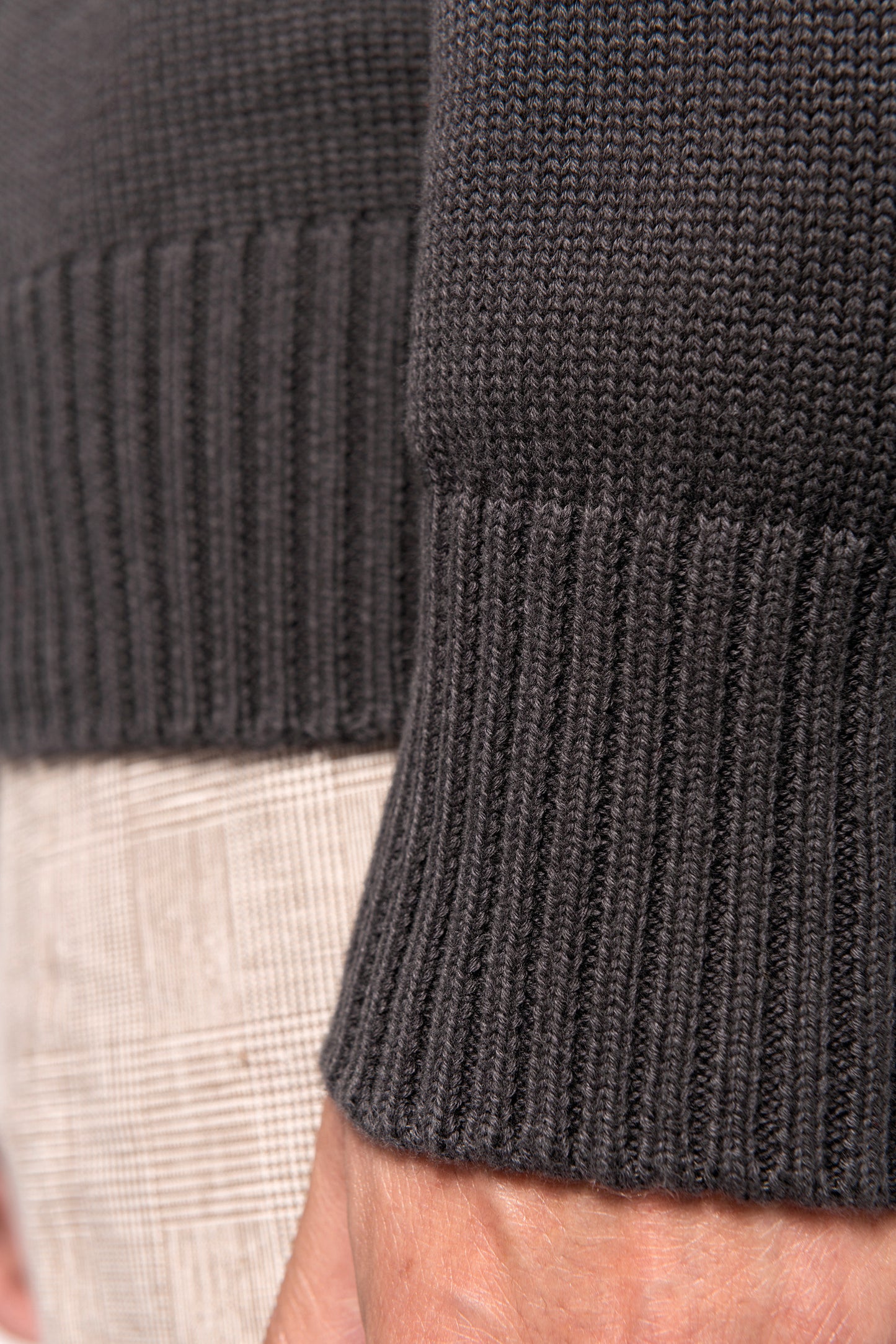 Heren cardigan met rits
