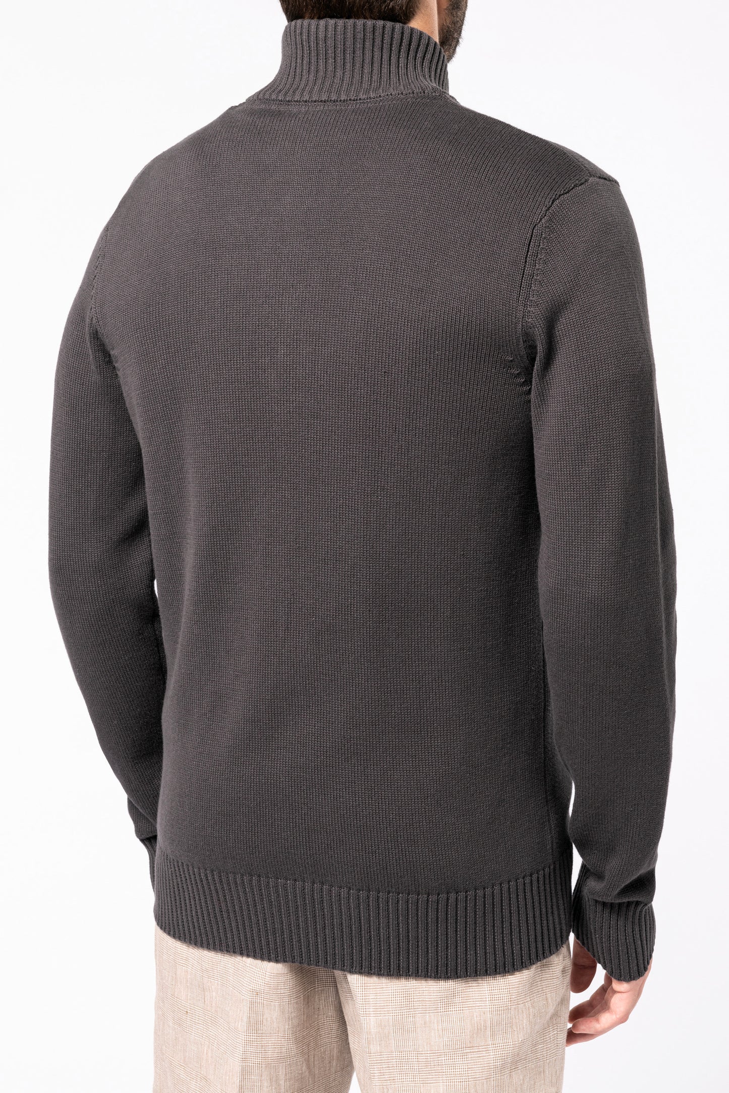Heren cardigan met rits