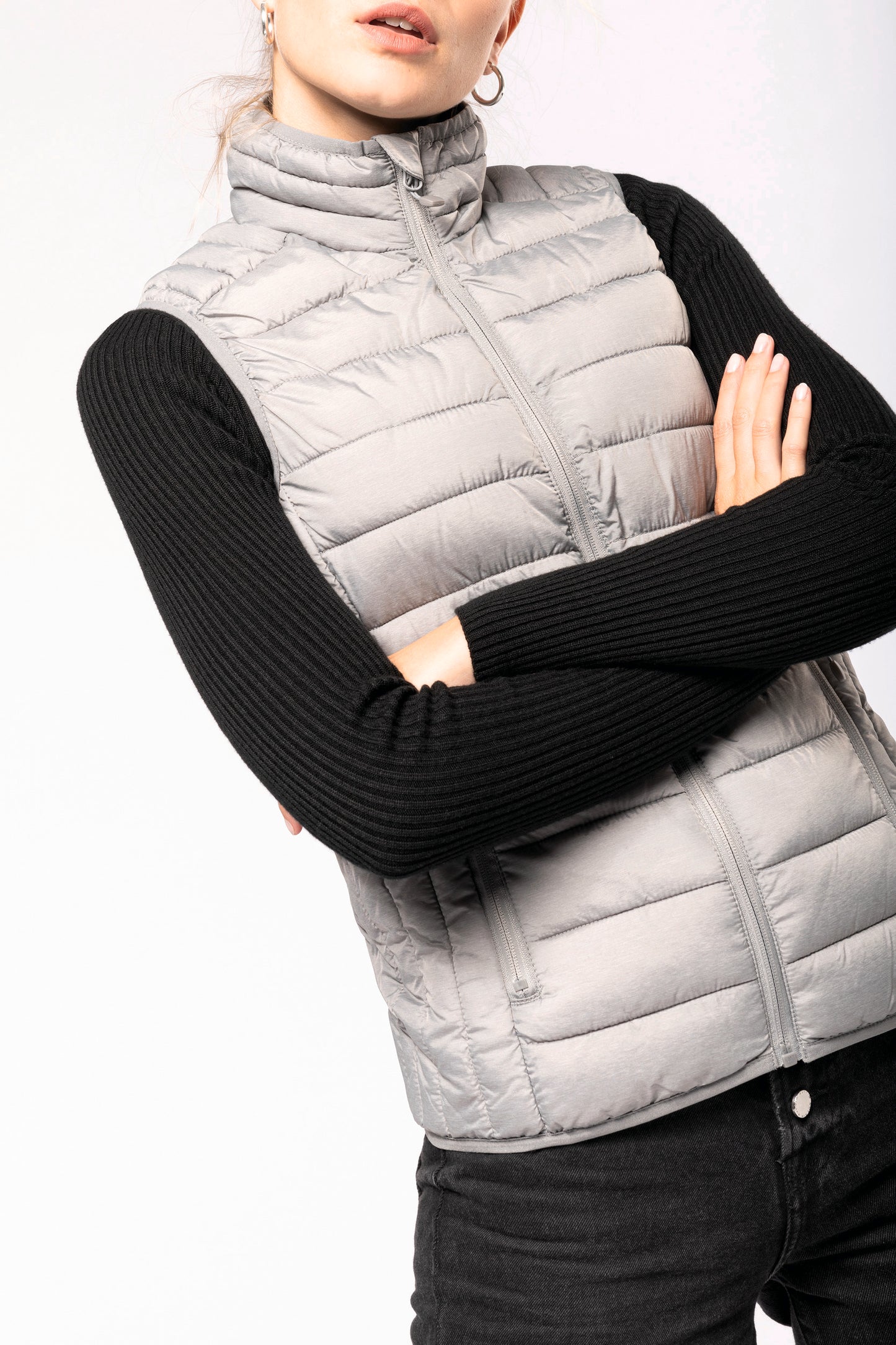Ladies' lightweight sleeveless down jacket
