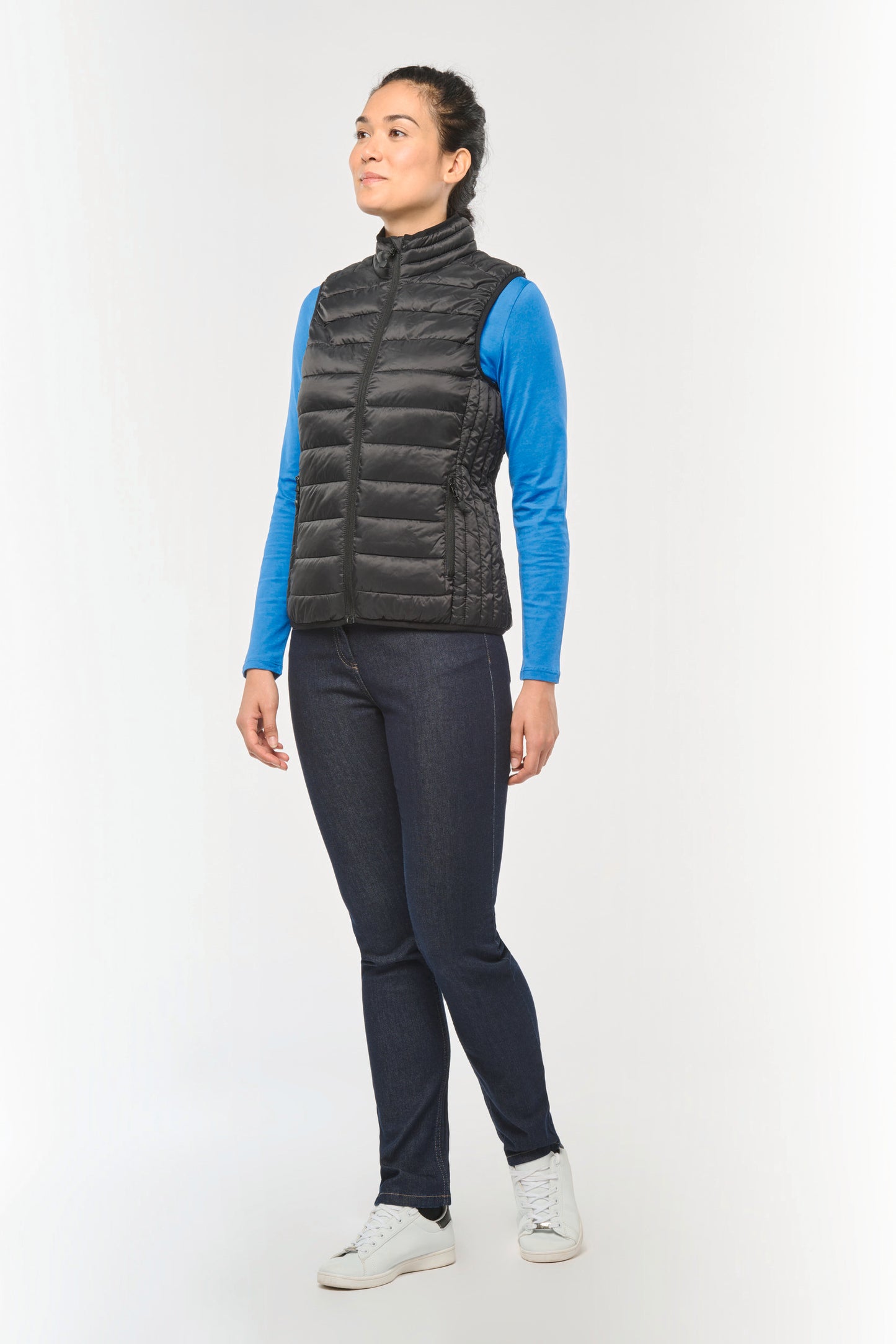Ladies' lightweight sleeveless down jacket