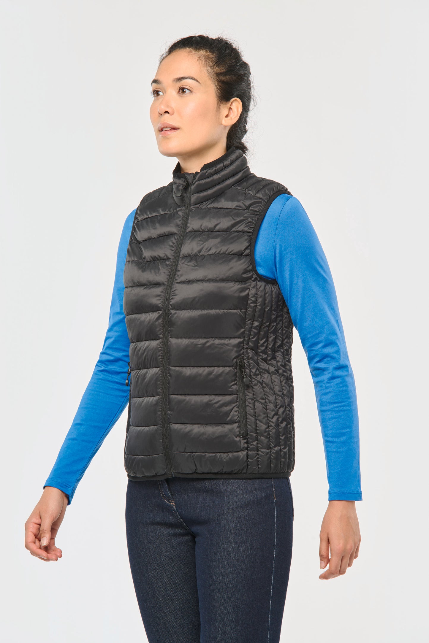 Ladies' lightweight sleeveless down jacket