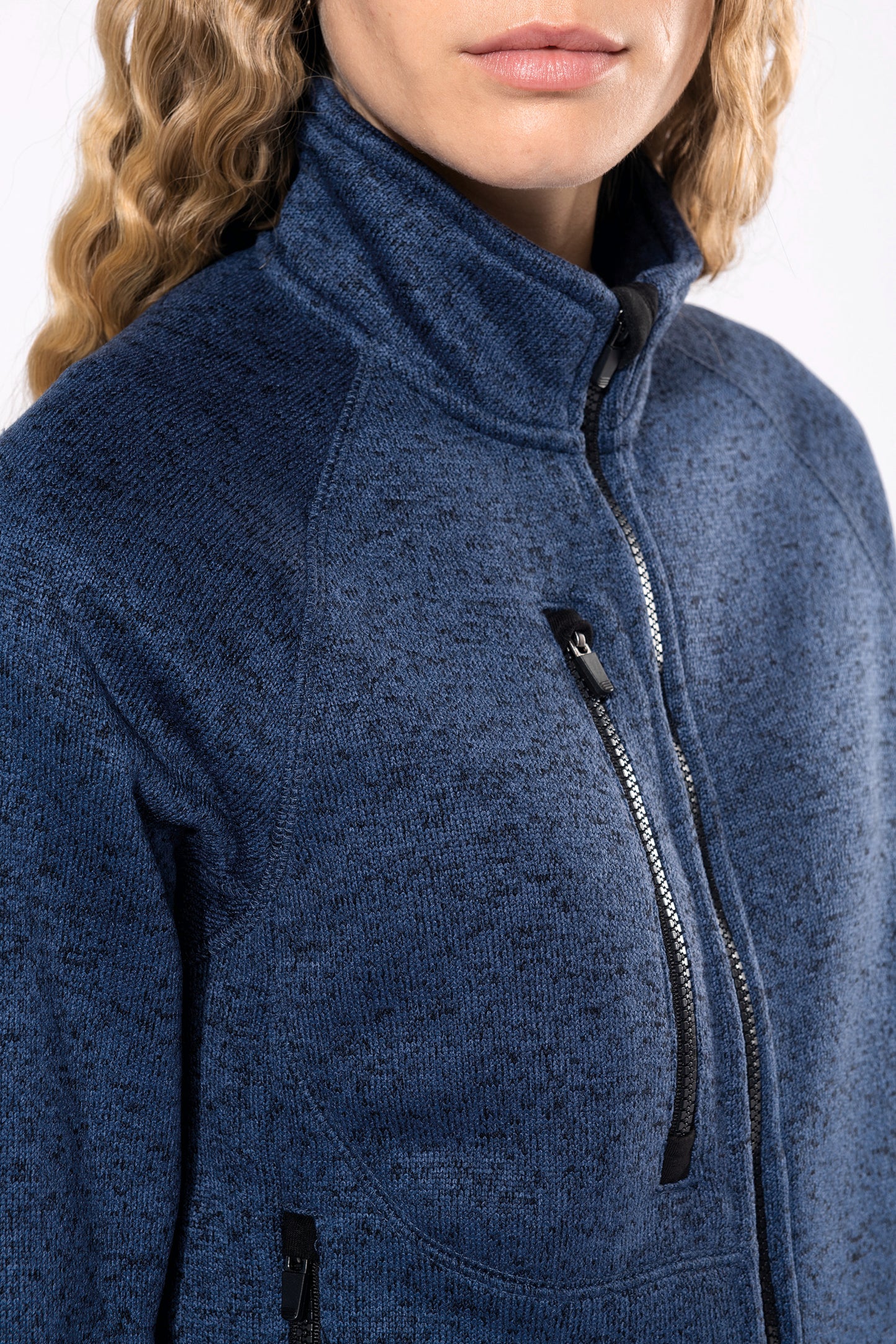 Heather damesvest met rits