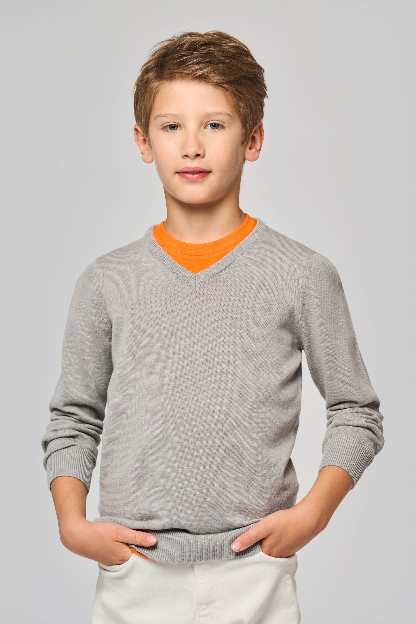 Trui met V-hals kind