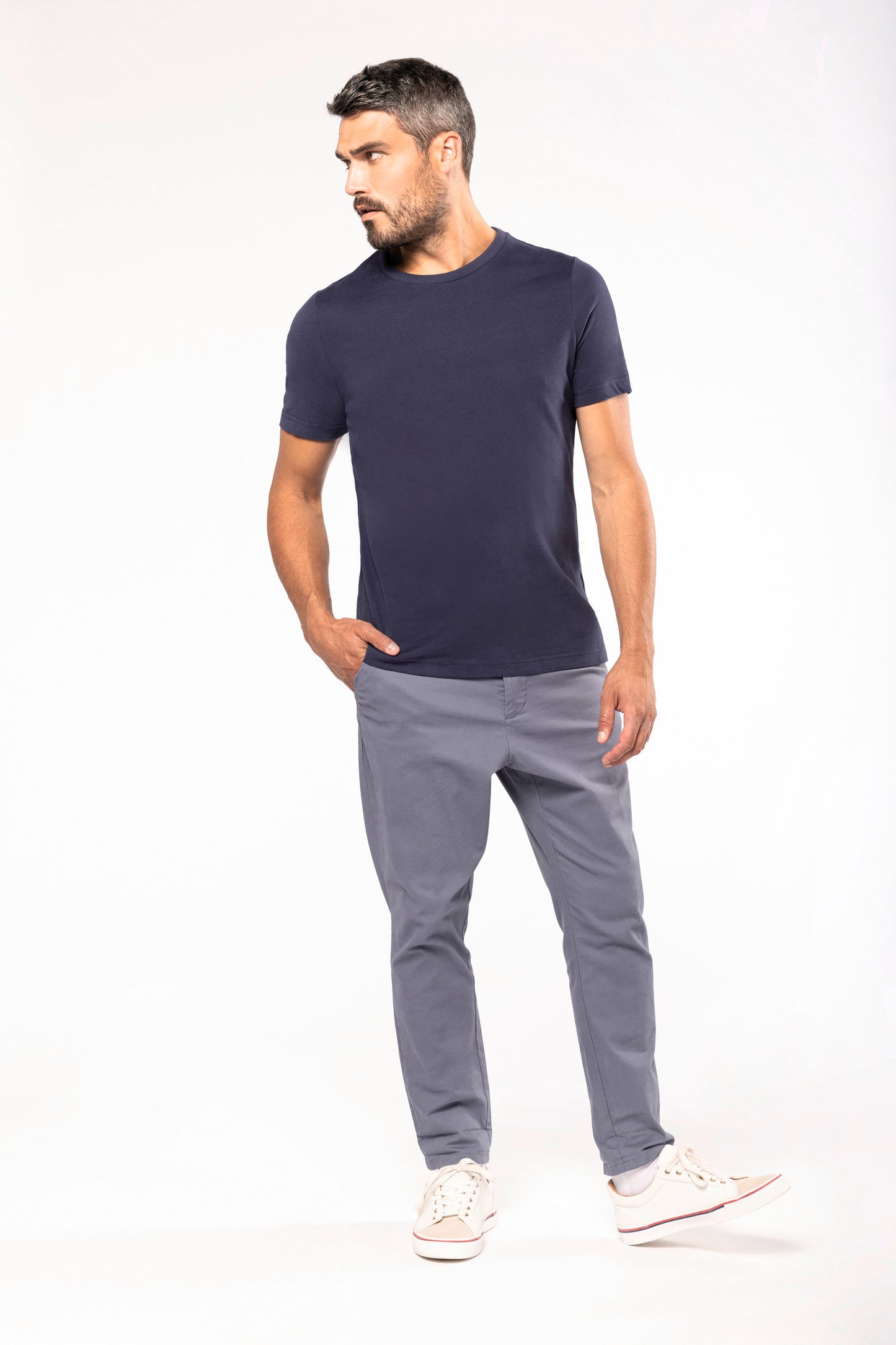 Vintage heren-t-shirt met korte mouwen