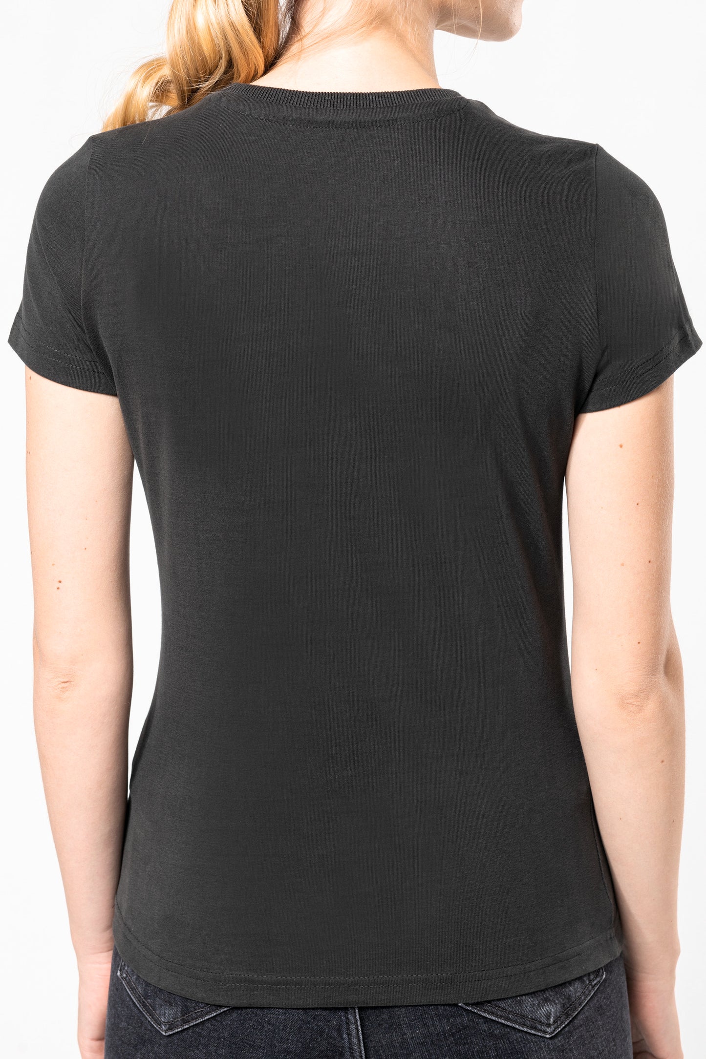 Vintage dames-t-shirt met korte mouwen
