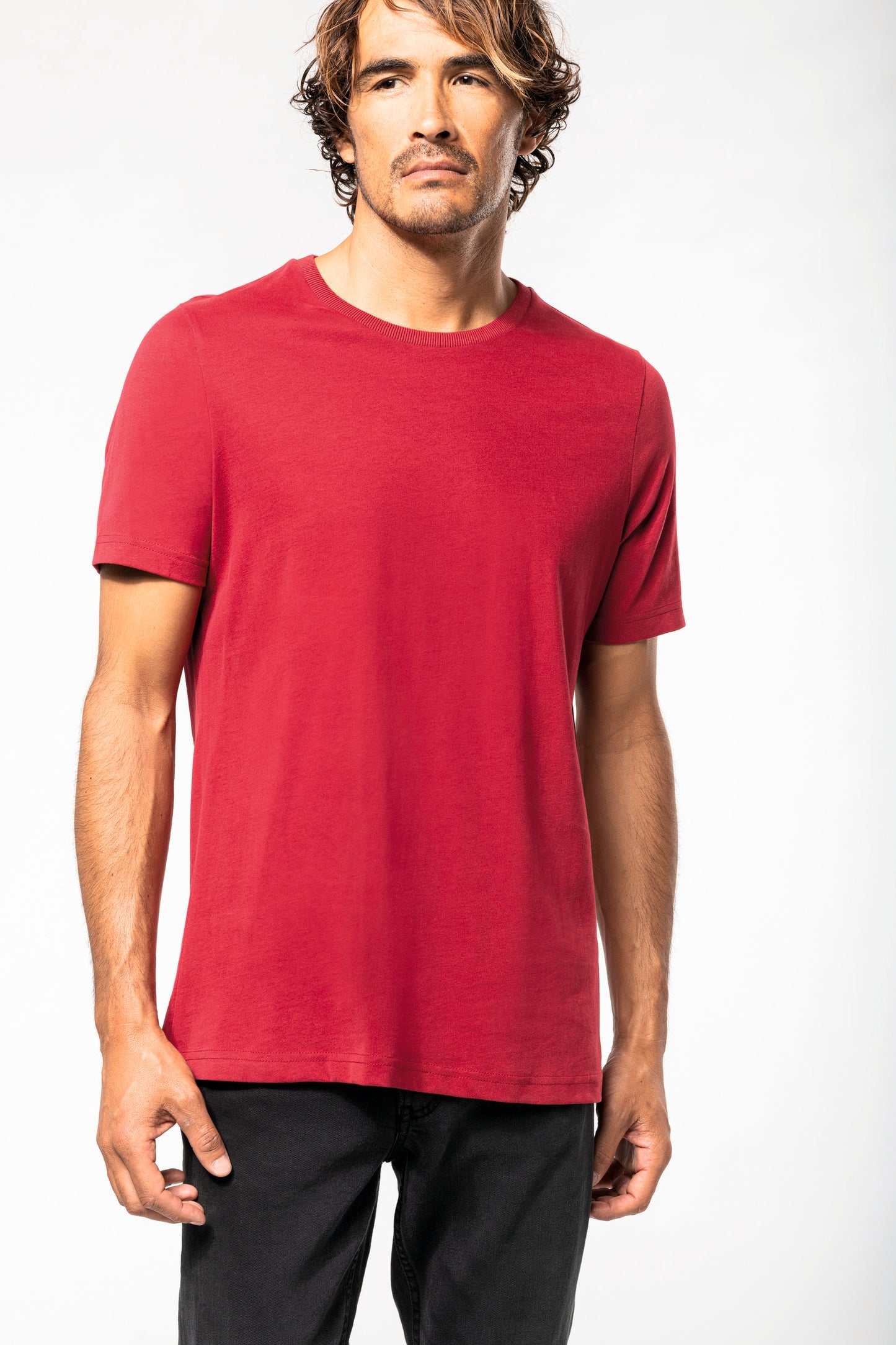 Vintage heren-t-shirt met korte mouwen