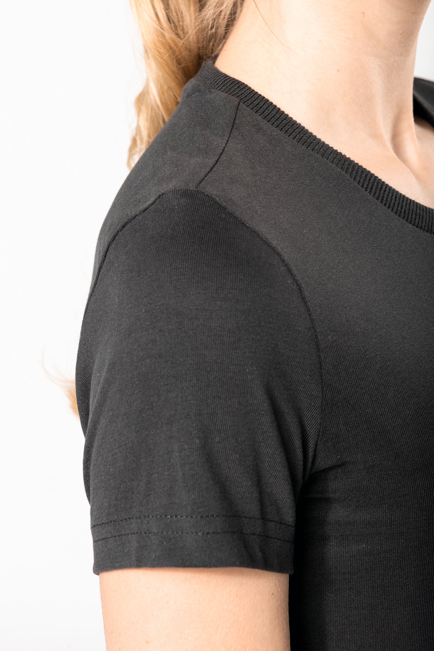 Vintage dames-t-shirt met korte mouwen