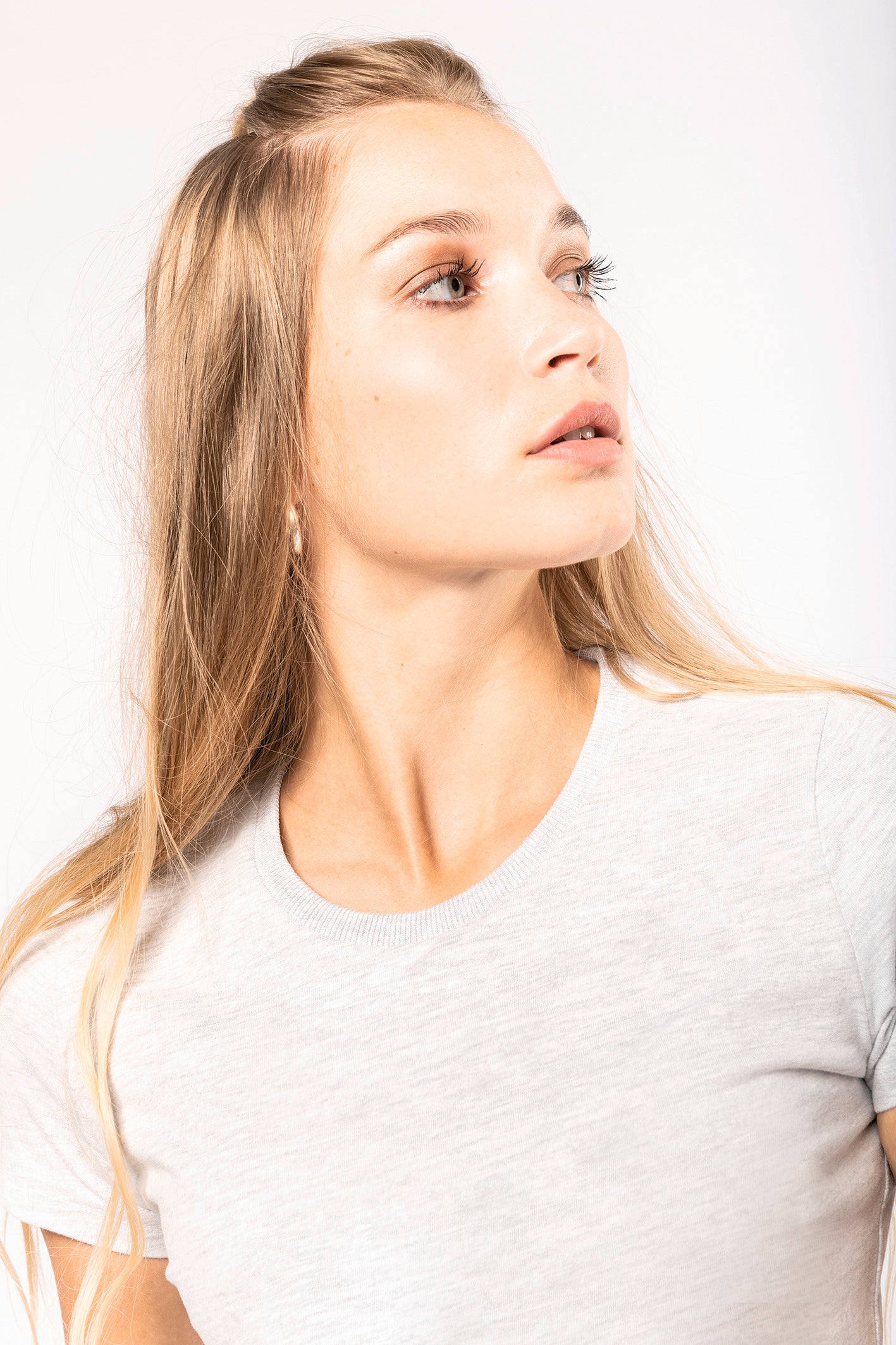 Vintage dames-t-shirt met korte mouwen