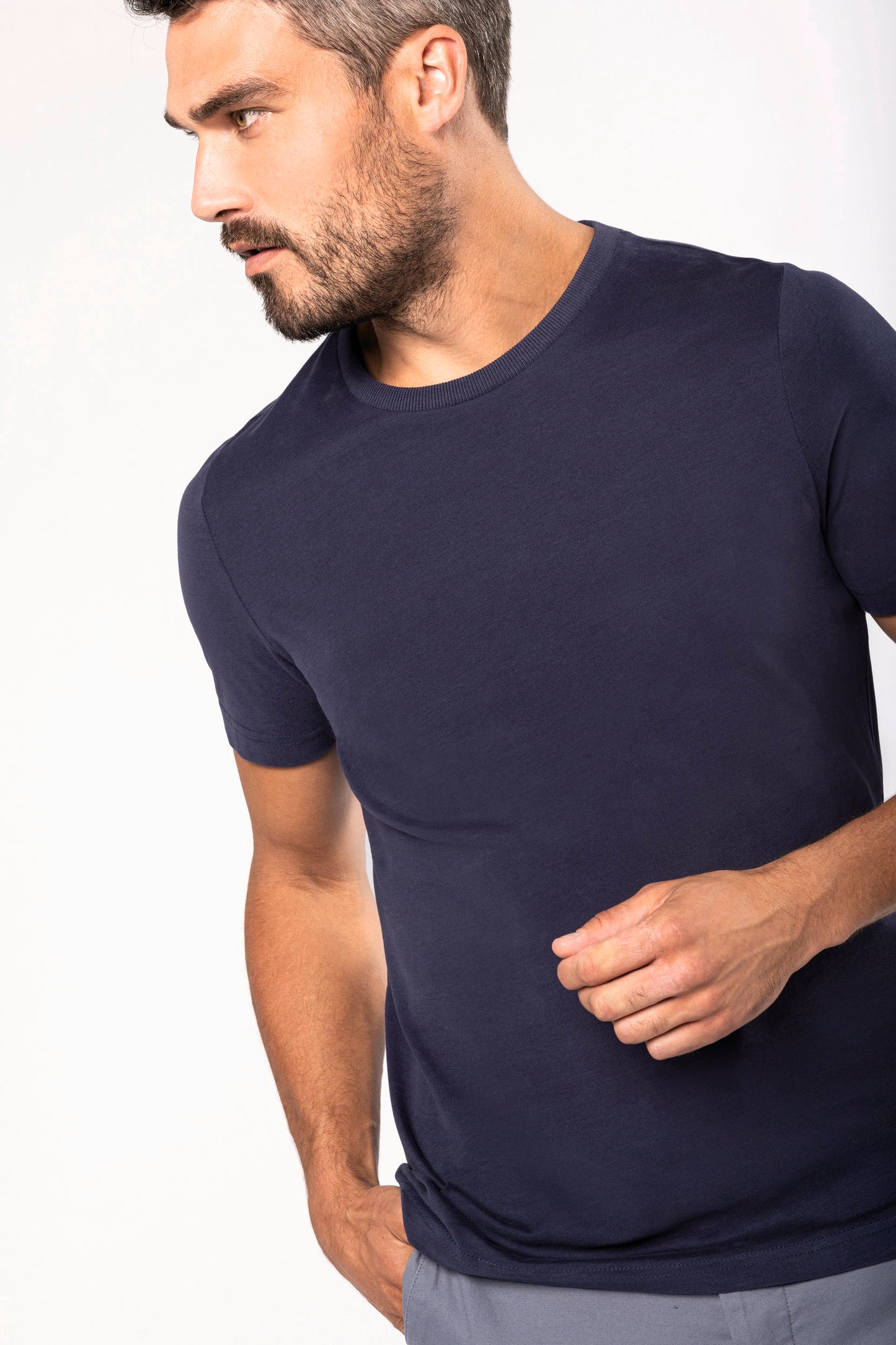 Vintage heren-t-shirt met korte mouwen