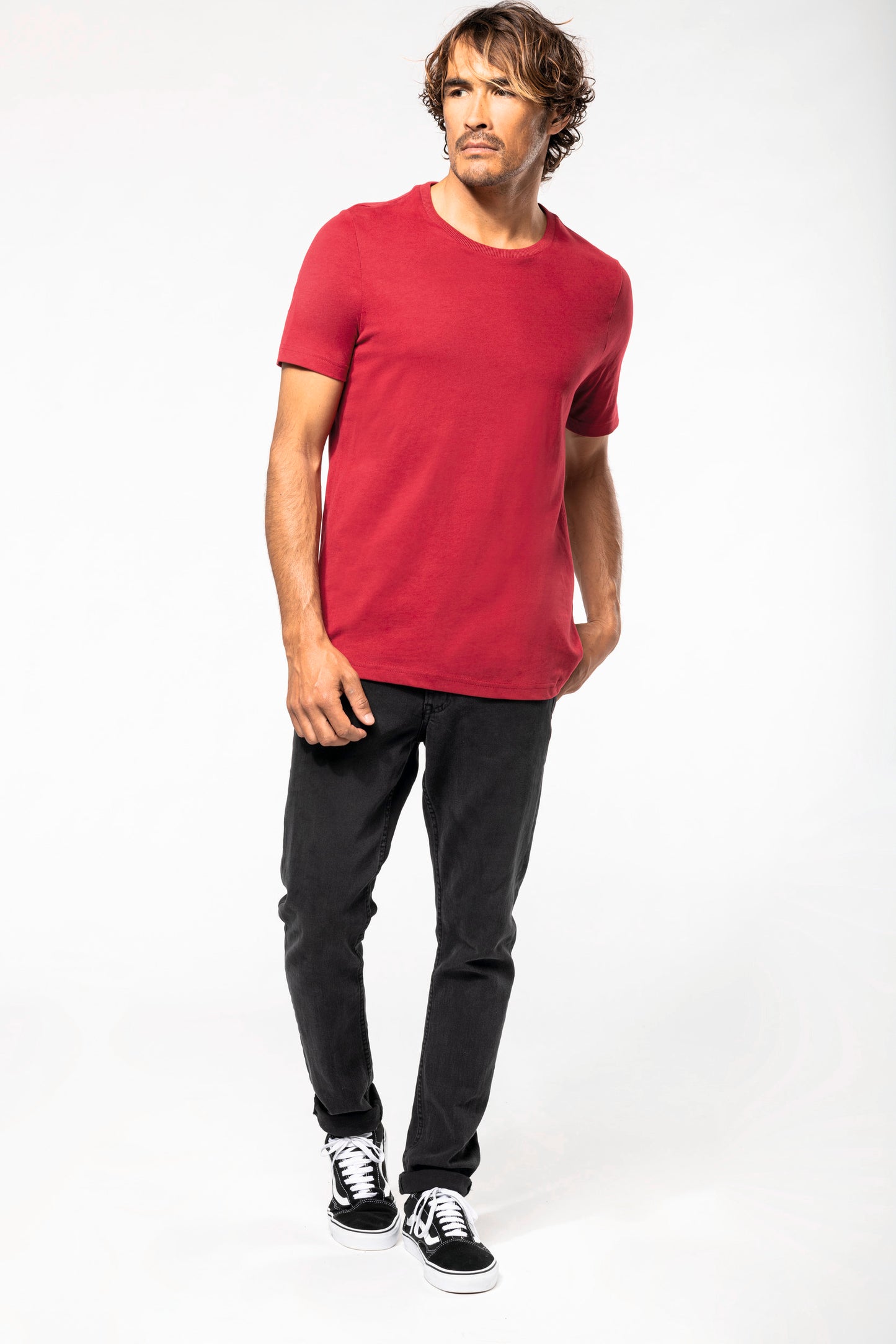 Vintage heren-t-shirt met korte mouwen