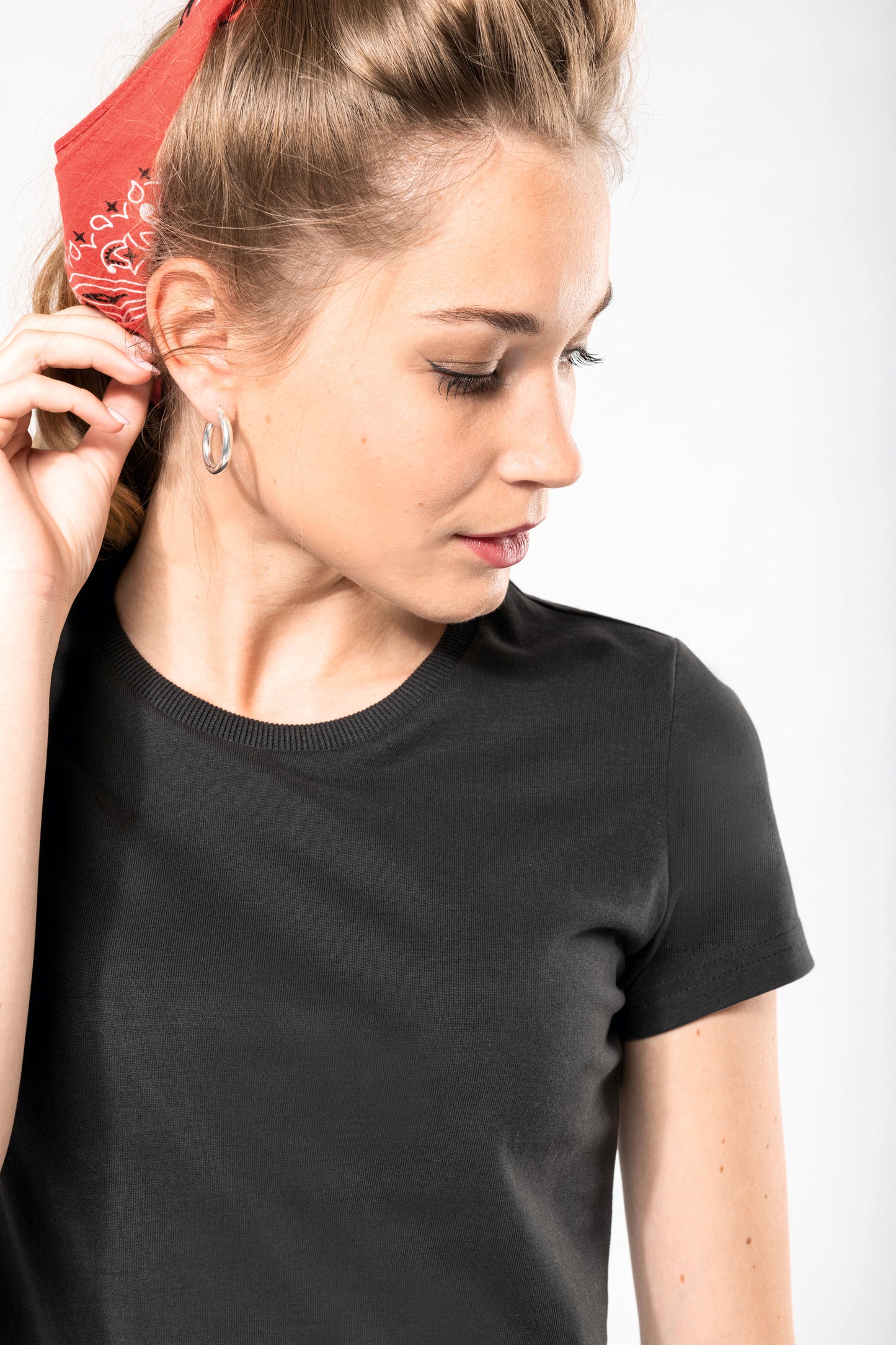 Vintage dames-t-shirt met korte mouwen