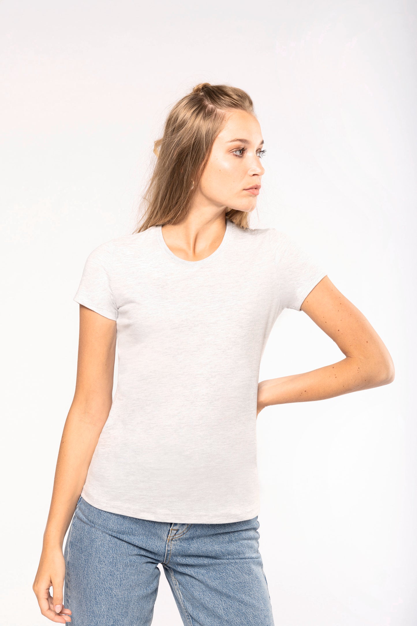 Vintage dames-t-shirt met korte mouwen