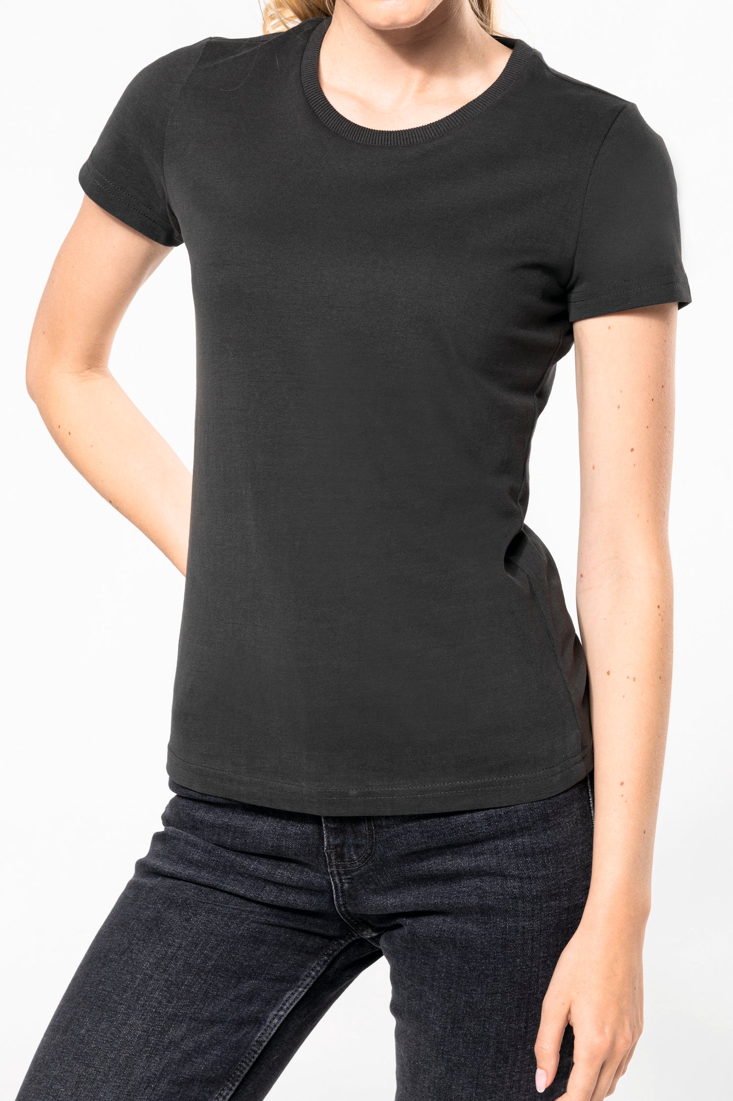 Vintage dames-t-shirt met korte mouwen