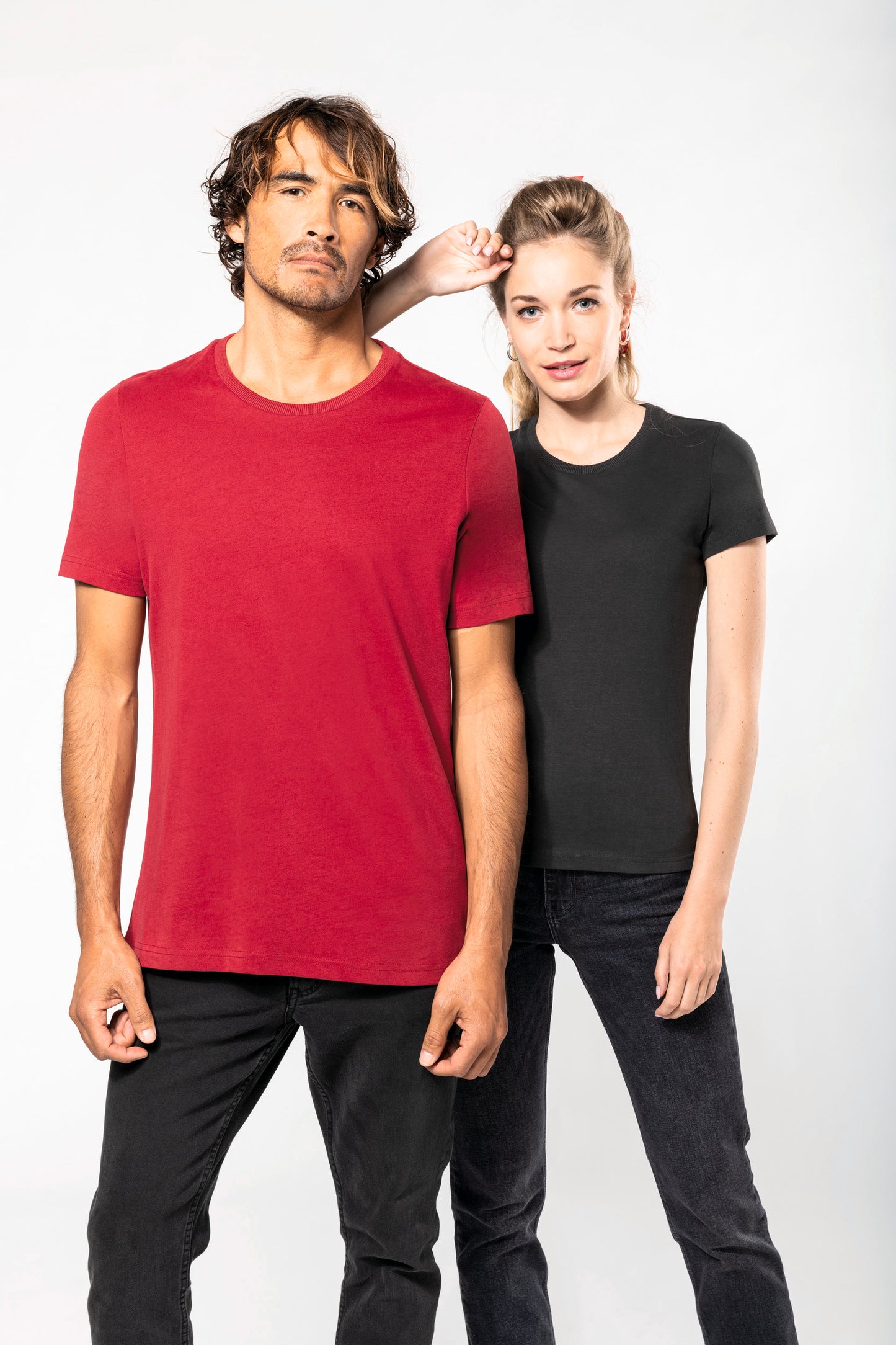 Vintage dames-t-shirt met korte mouwen