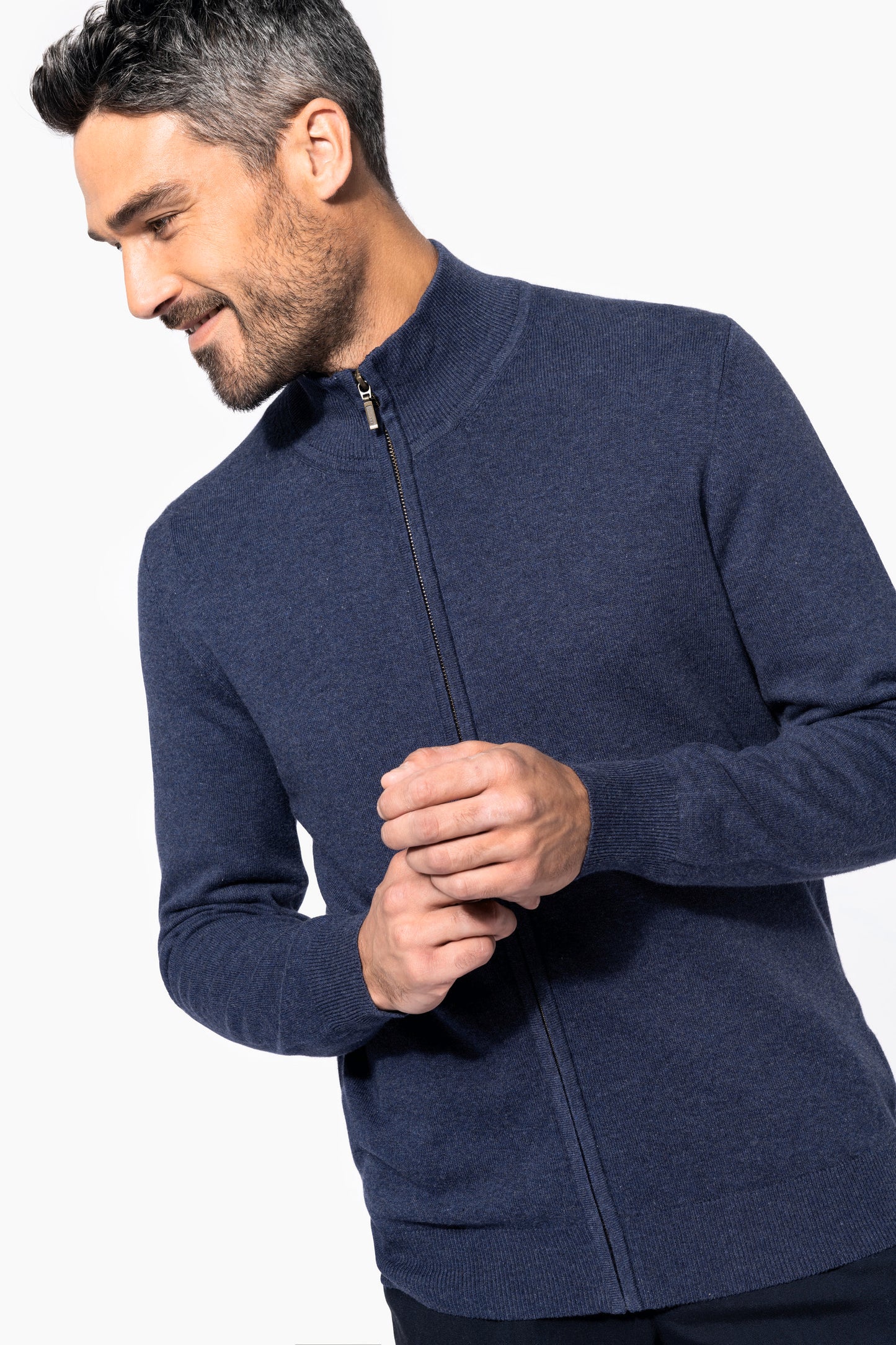 Premium cardigan met rits