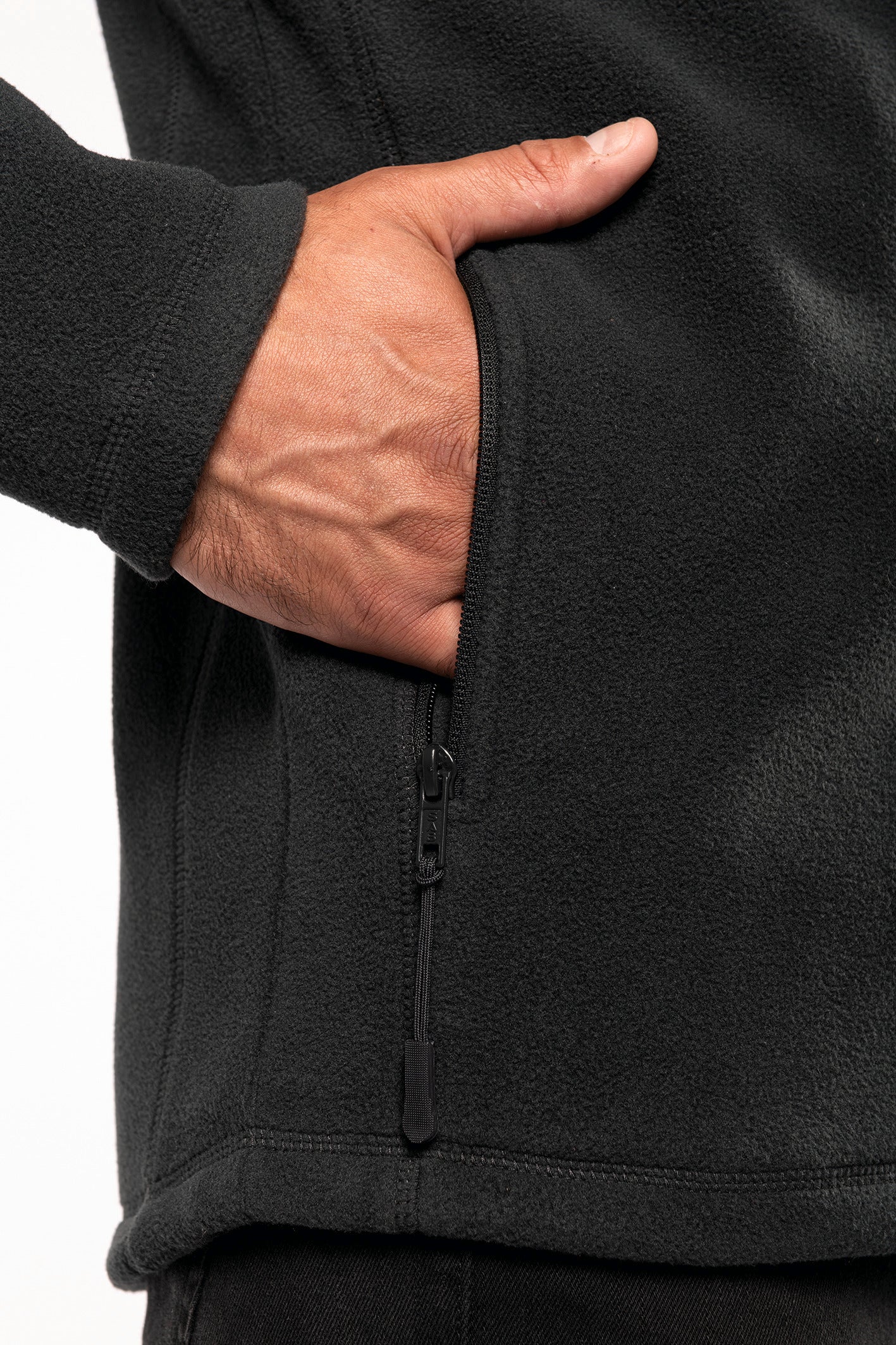 Marco - Zware fleece met rits