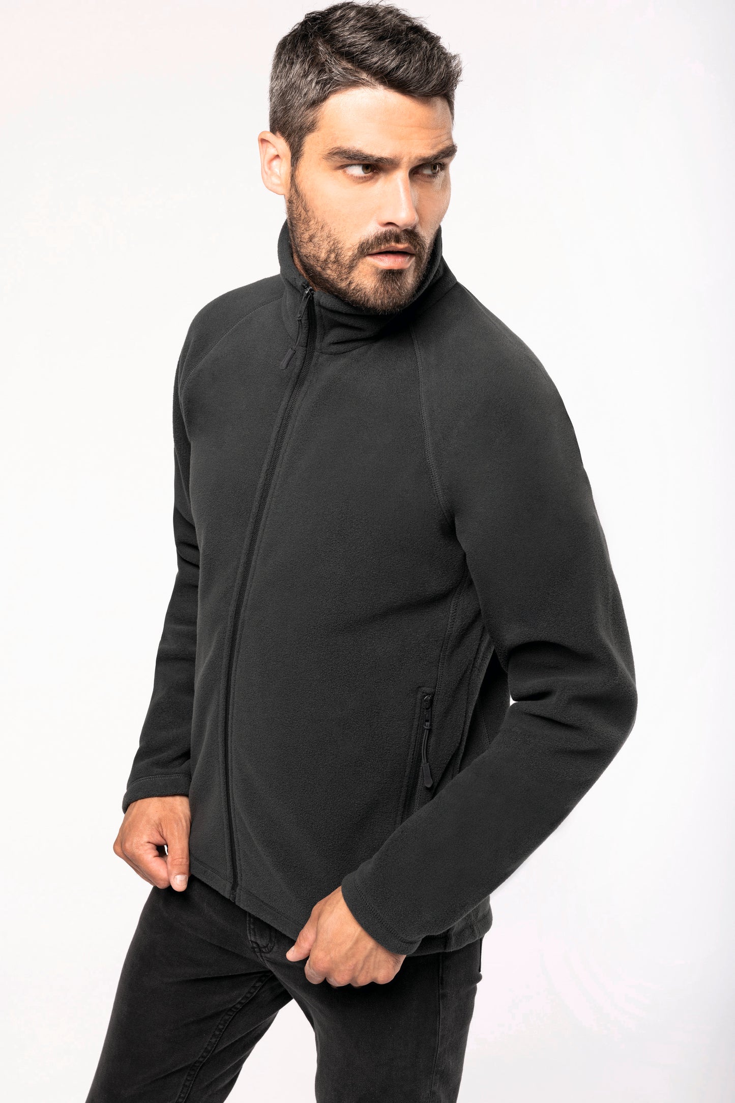 Marco - Zware fleece met rits
