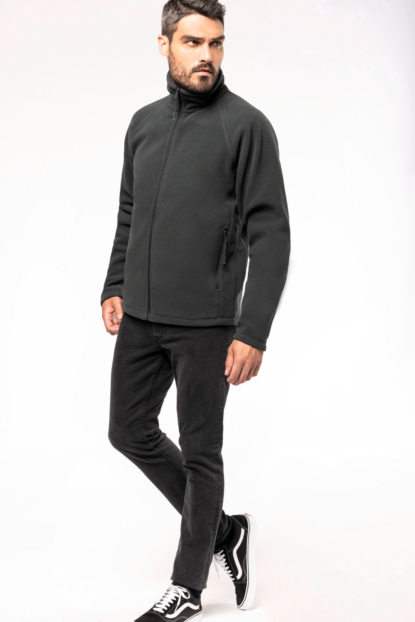 Marco - Zware fleece met rits