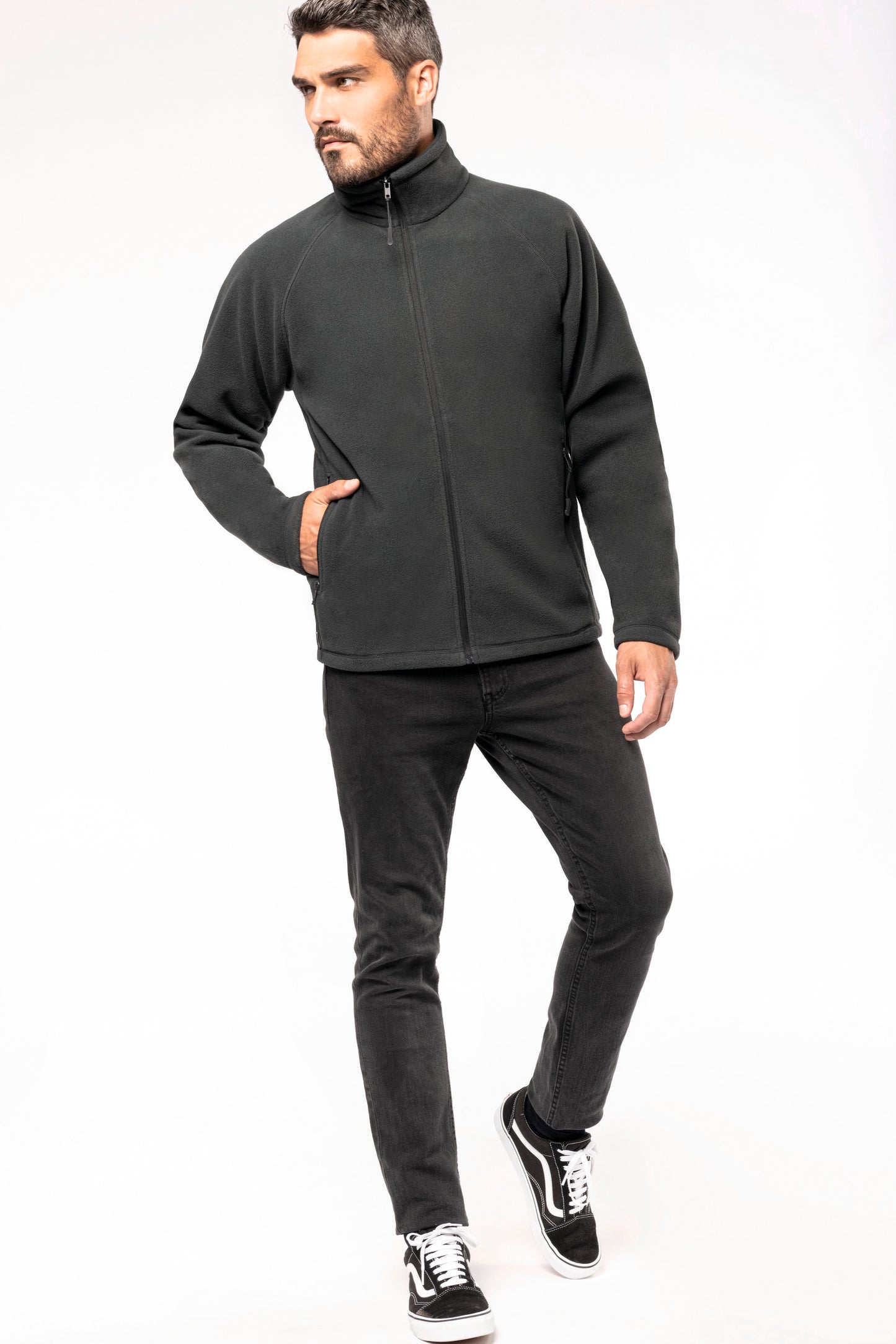 Marco - Zware fleece met rits