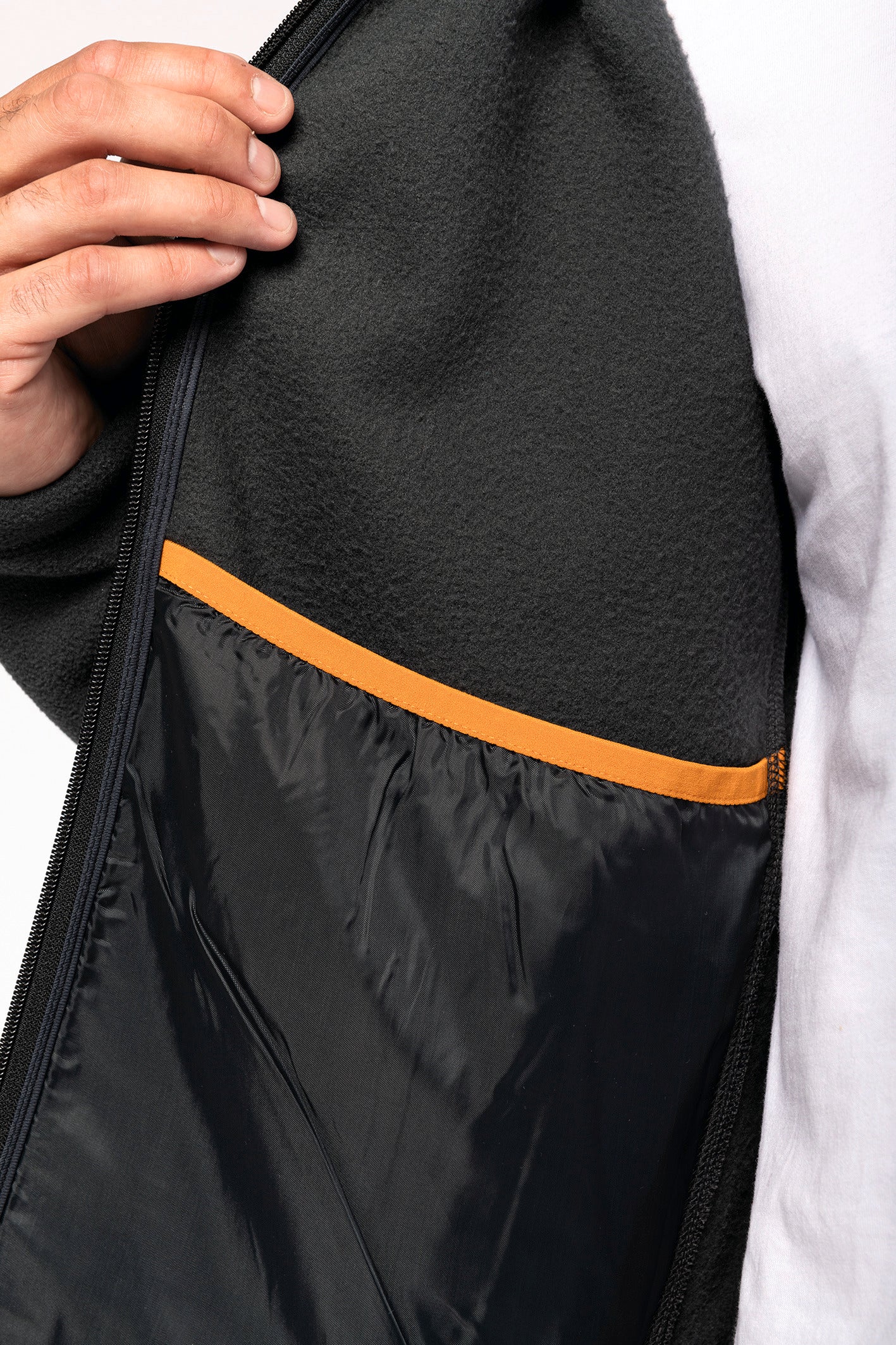 Marco - Zware fleece met rits